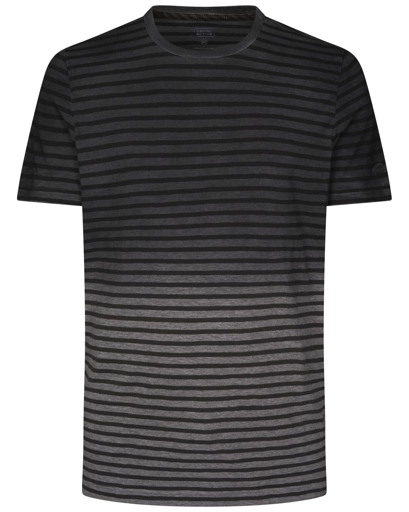 camel active T-Shirt Herren T-Shirt Kurzarm Schwarz Blau Gelb Rundhals günstig online kaufen