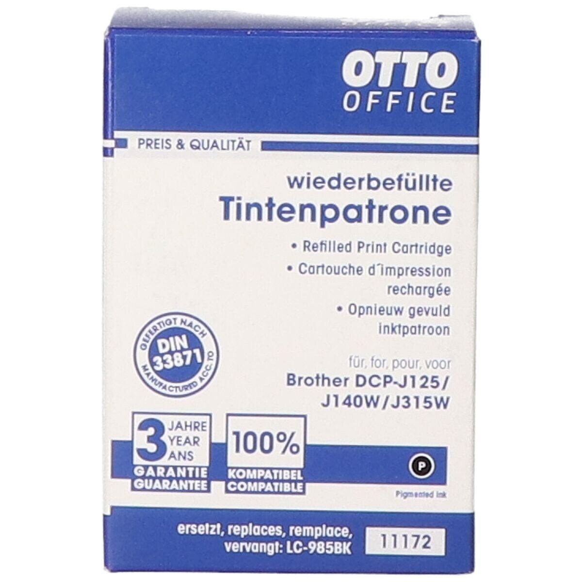 Thumbnail - Otto Office Tintenpatrone (1-tlg., ersetzt Brother »LC985BK«, schwarz)