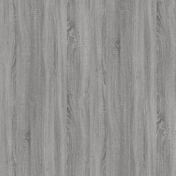 furnicato Couchtisch Grau Sonoma 80x50x45 cm Holzwerkstoff und Eisen