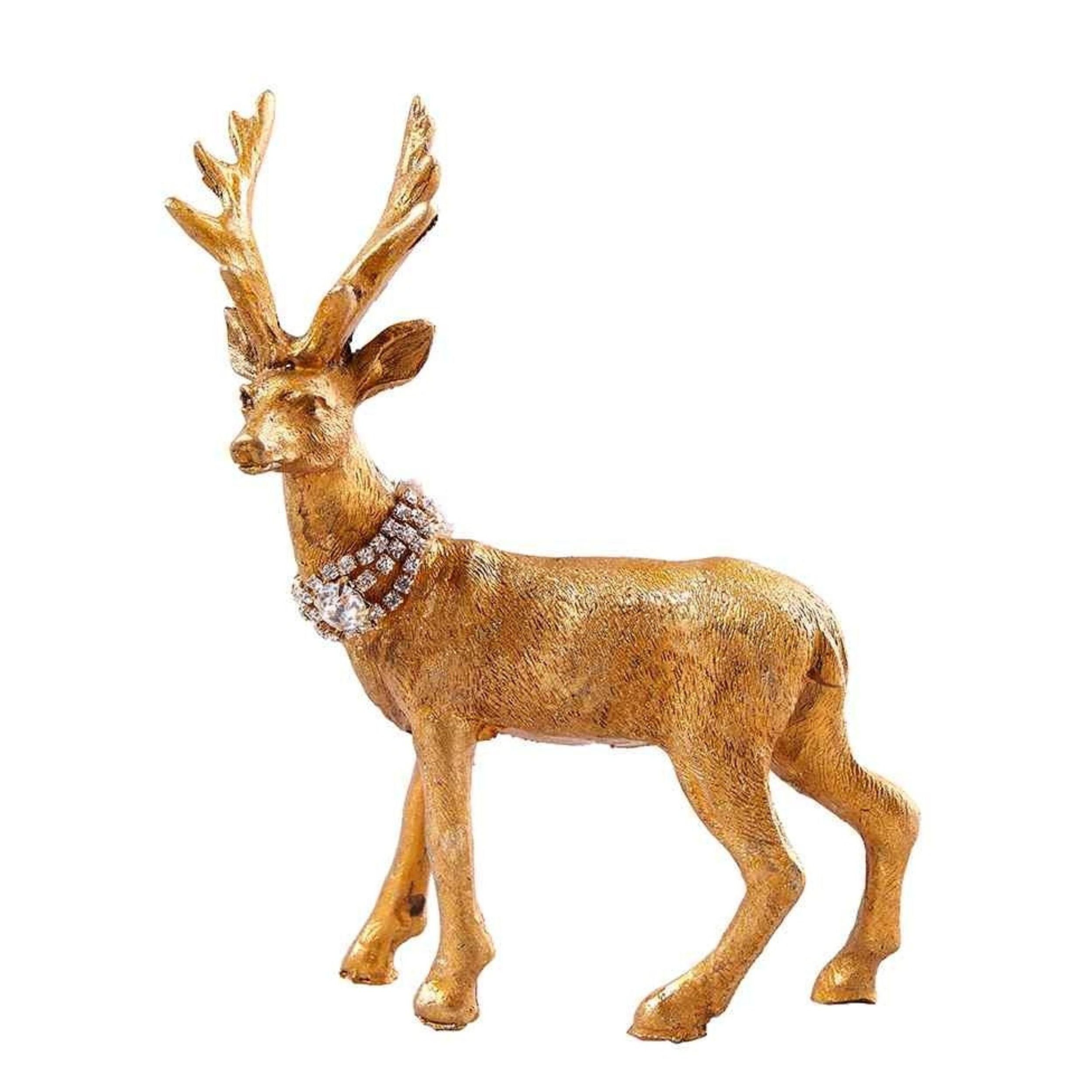 Florissima Tierfigur »2 St. Hirsche mit Strassband 14cm Figur