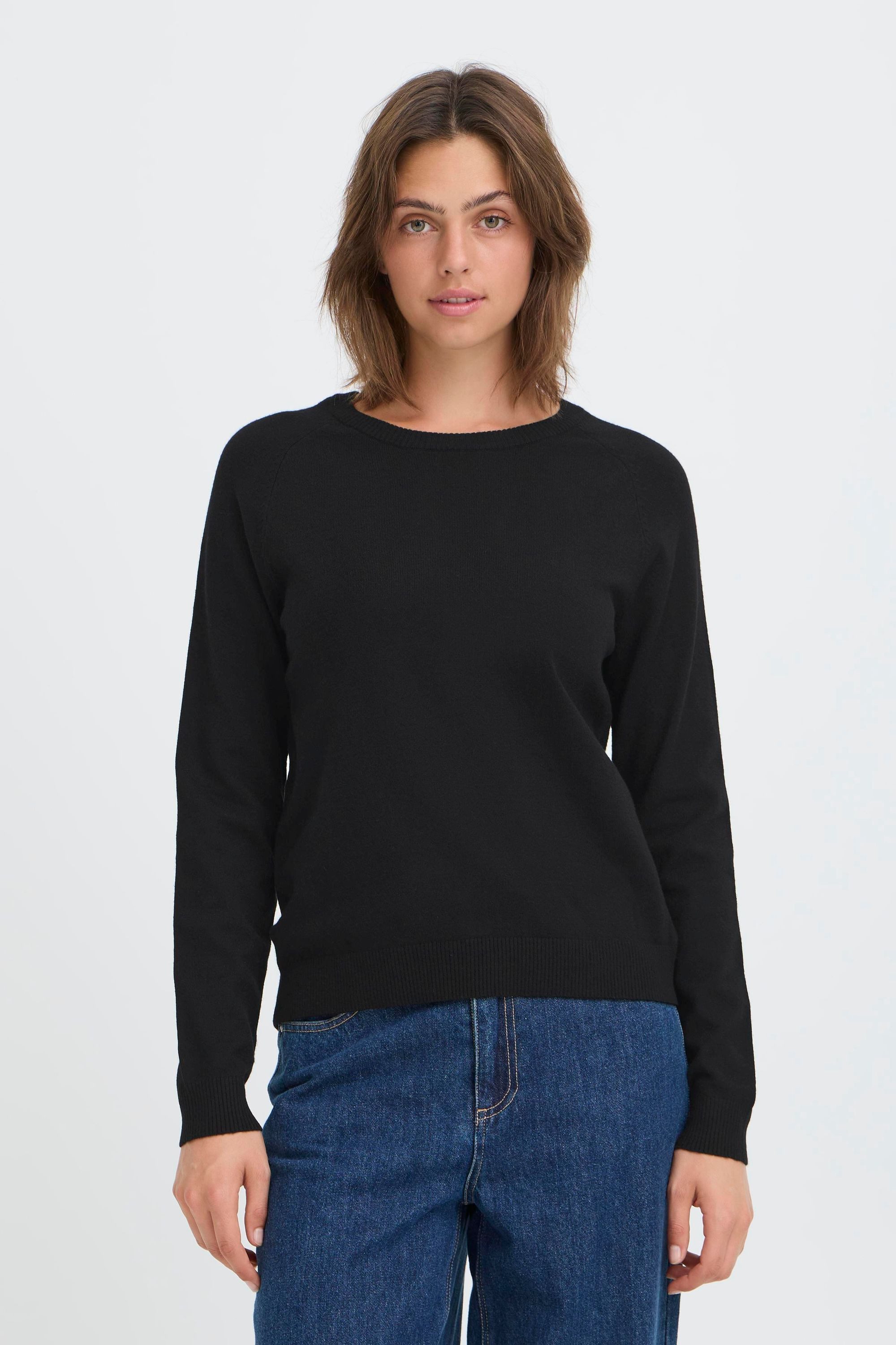 OXMO Strickpullover OXBmmnora Basic Raglan Pullover