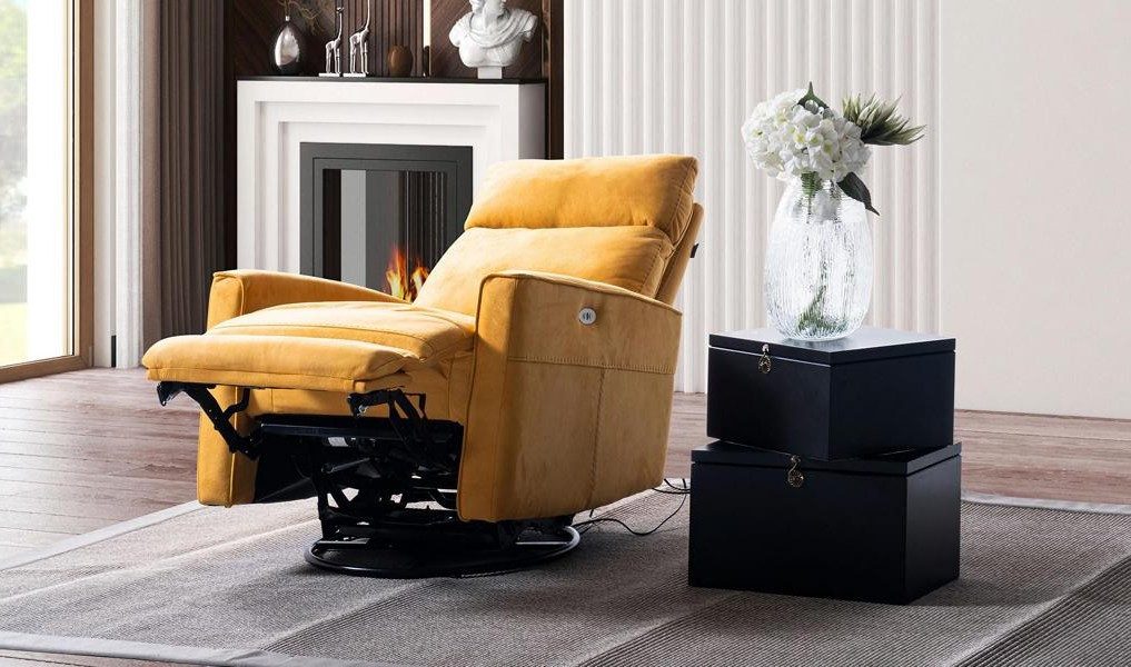 Xlmoebel Relaxsessel Komfortabler Fernsehsessel mit Relaxfunktion und Lounge-Design (1-St., Relaxsessel), Made in Europa