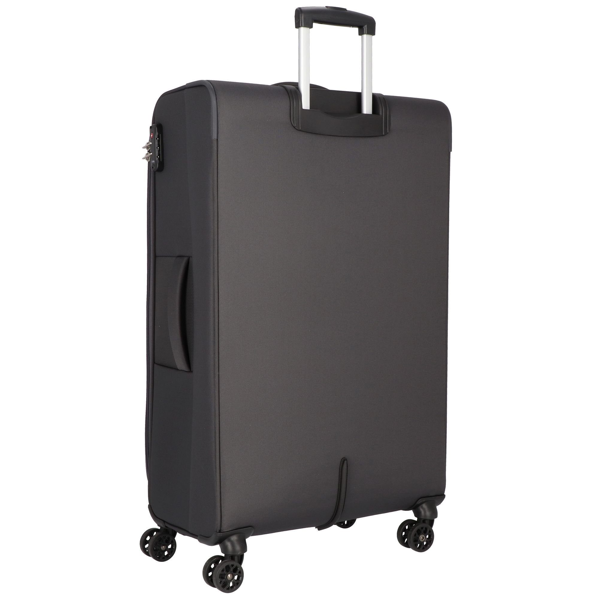 grey Tourister® American Polyester 4 Rollen, charcoal Weichgepäck-Trolley Sea Seeker,