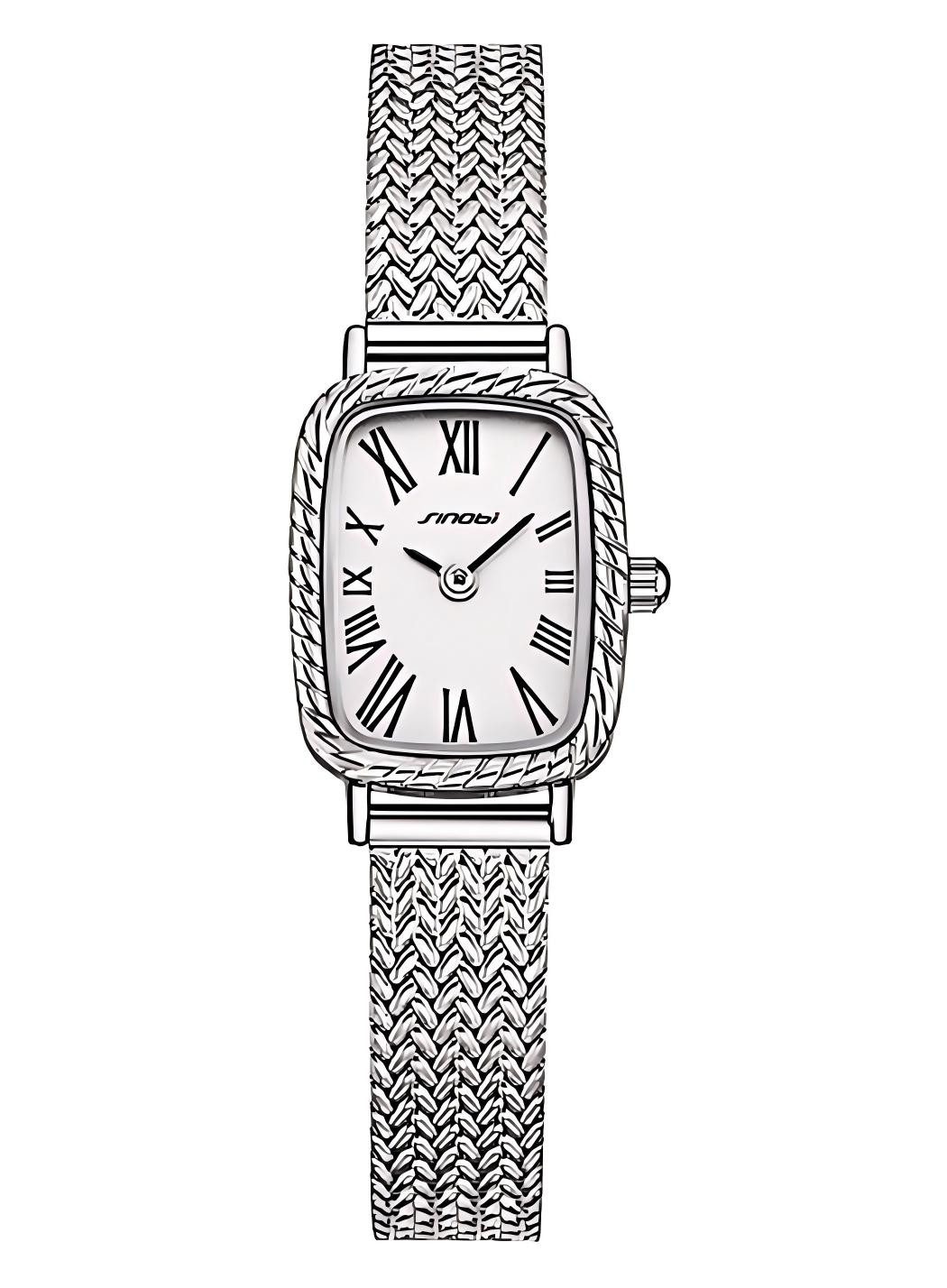 Forrlite Quarzuhr Quarzuhr Armbanduhr Edelstahl Damen Uhr, Multifunktionsuh günstig online kaufen