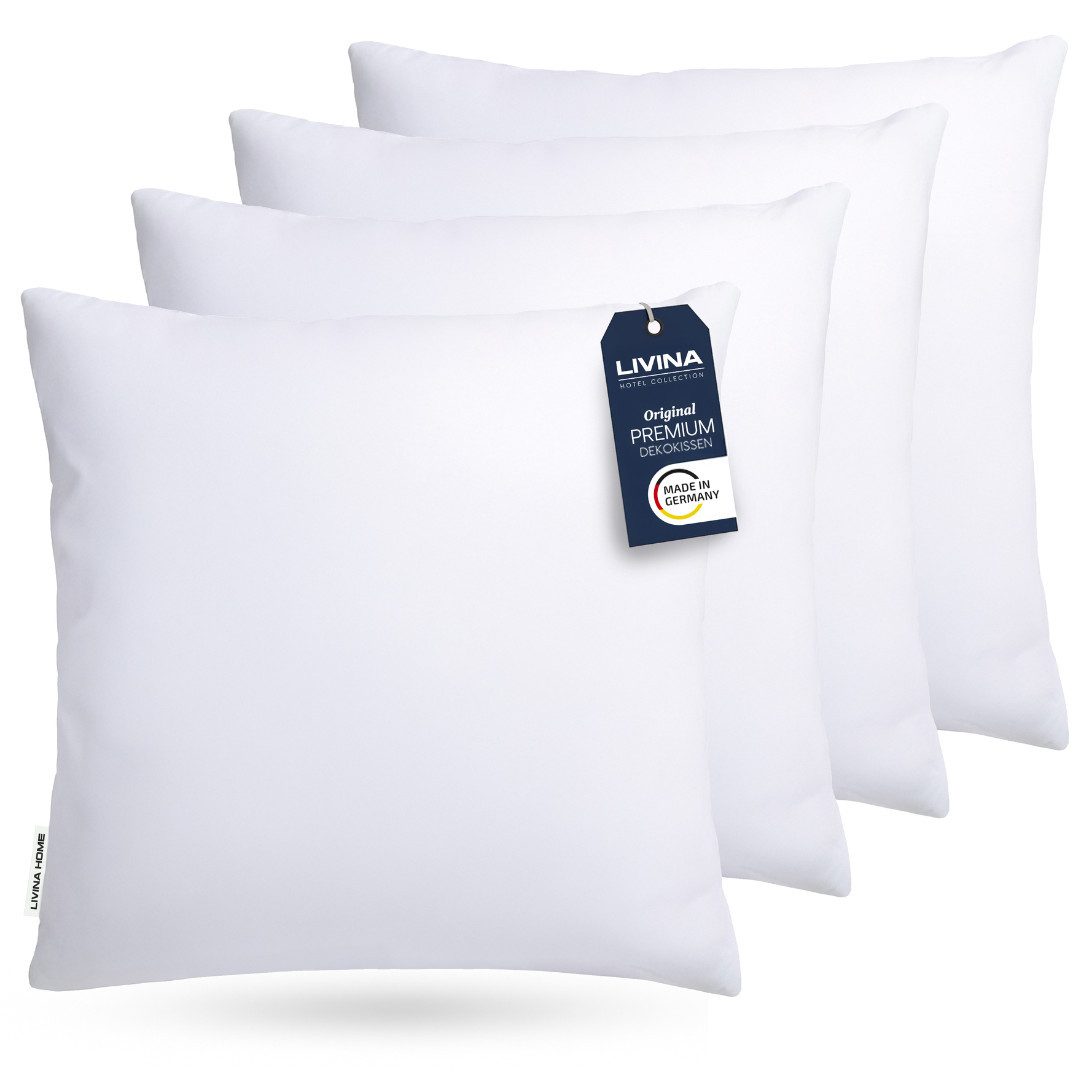 LIVINA HOME Dekokissen Premium Dekokissen, Sofakissen, Couchkissen, Made in Germany, Dekokissen 40x40, 30x50, 45x45, 50x50, 60x60, Made in …