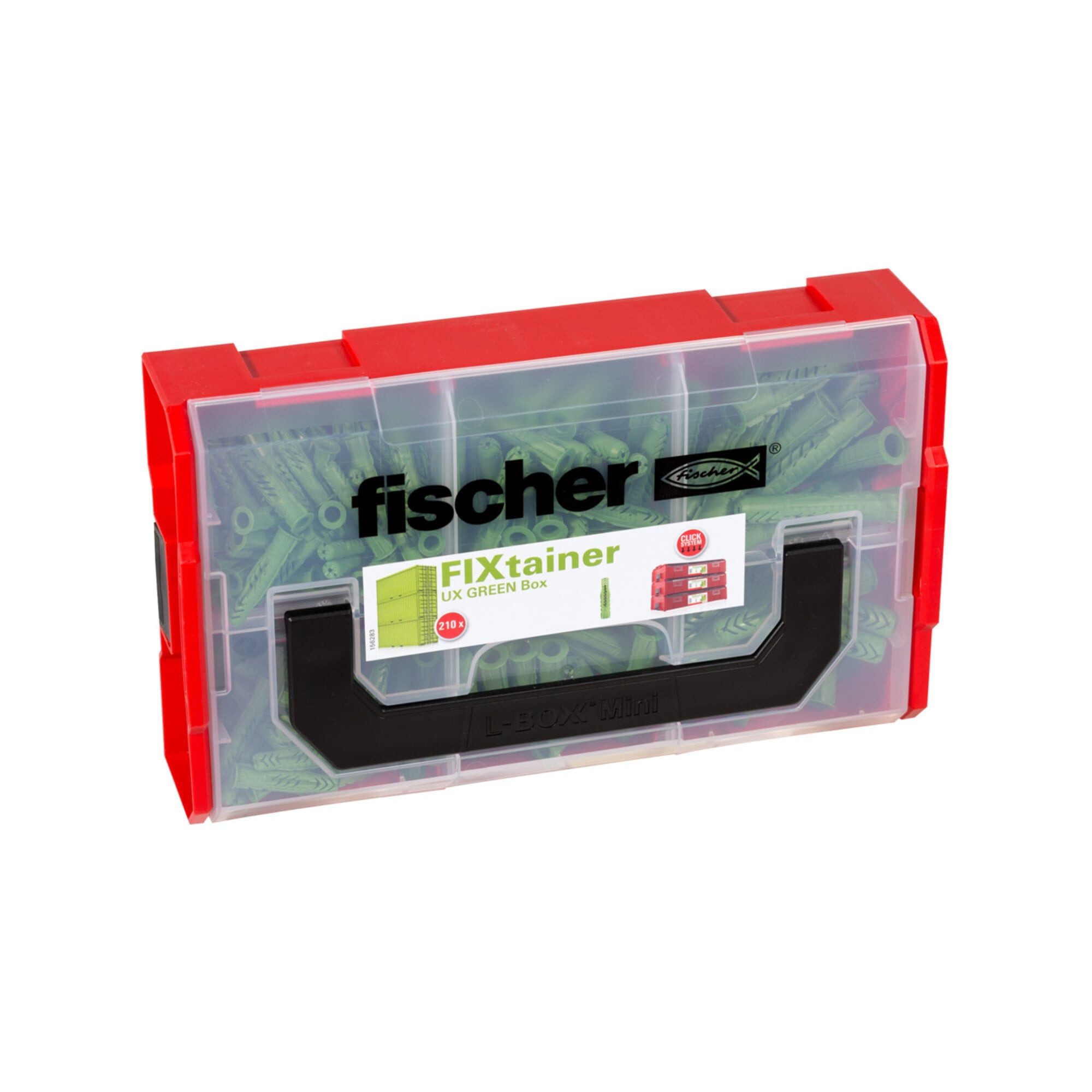Universaldübel fischer FIXtainer - UX Green (NV)