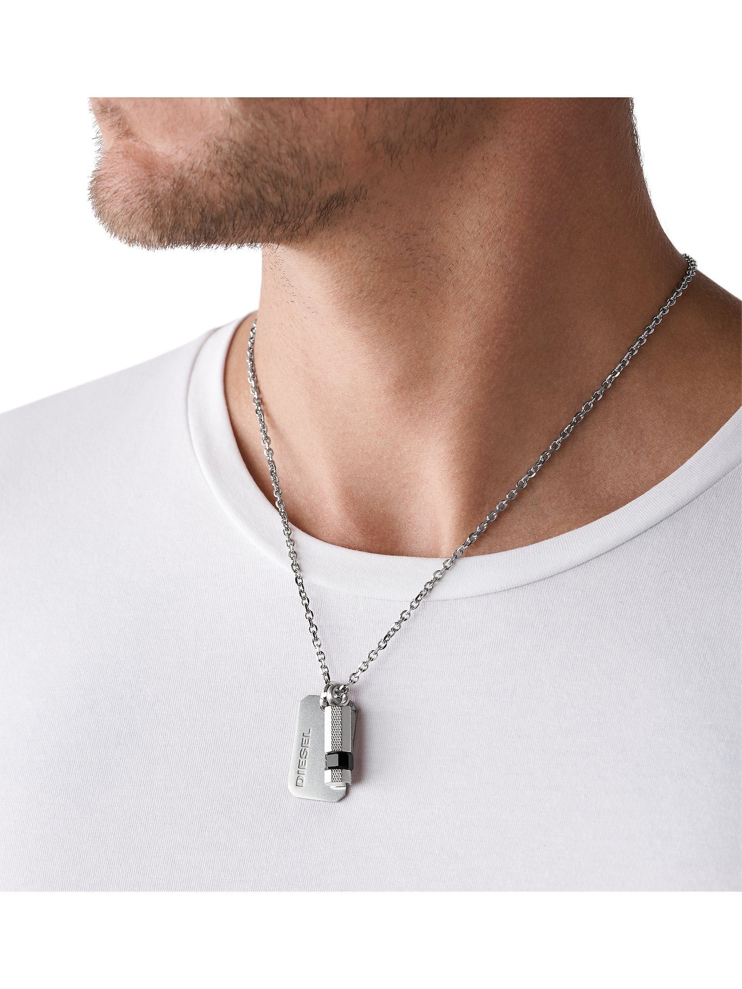 Diesel Edelstahlkette Diesel Herren-Kette Edelstahl – Bild 3 von 4