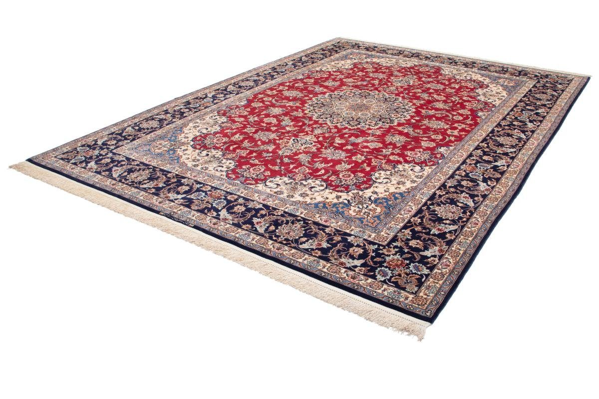 Handgeknüpfter rechteckig, Isfahan mm Orientteppich, 249x357 Trading, Seidenkette Höhe: Orientteppich Nain 6