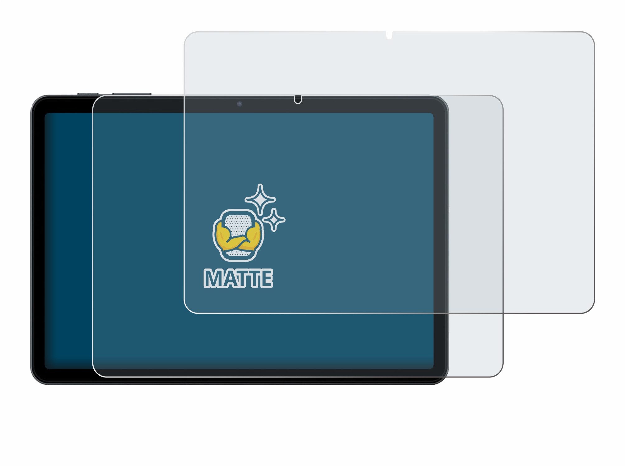 BROTECT Displayschutzfolie Schutzfolie für Tabwee T80 10.1", 2 Stück, Displayschutz Schutz Folie Matt Entspiegelungsfolie