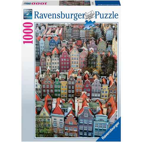Ravensburger Puzzle Danzig in Polen, 1000 Puzzleteile, FSC® - schützt Wald - weltweit; Made in Germany