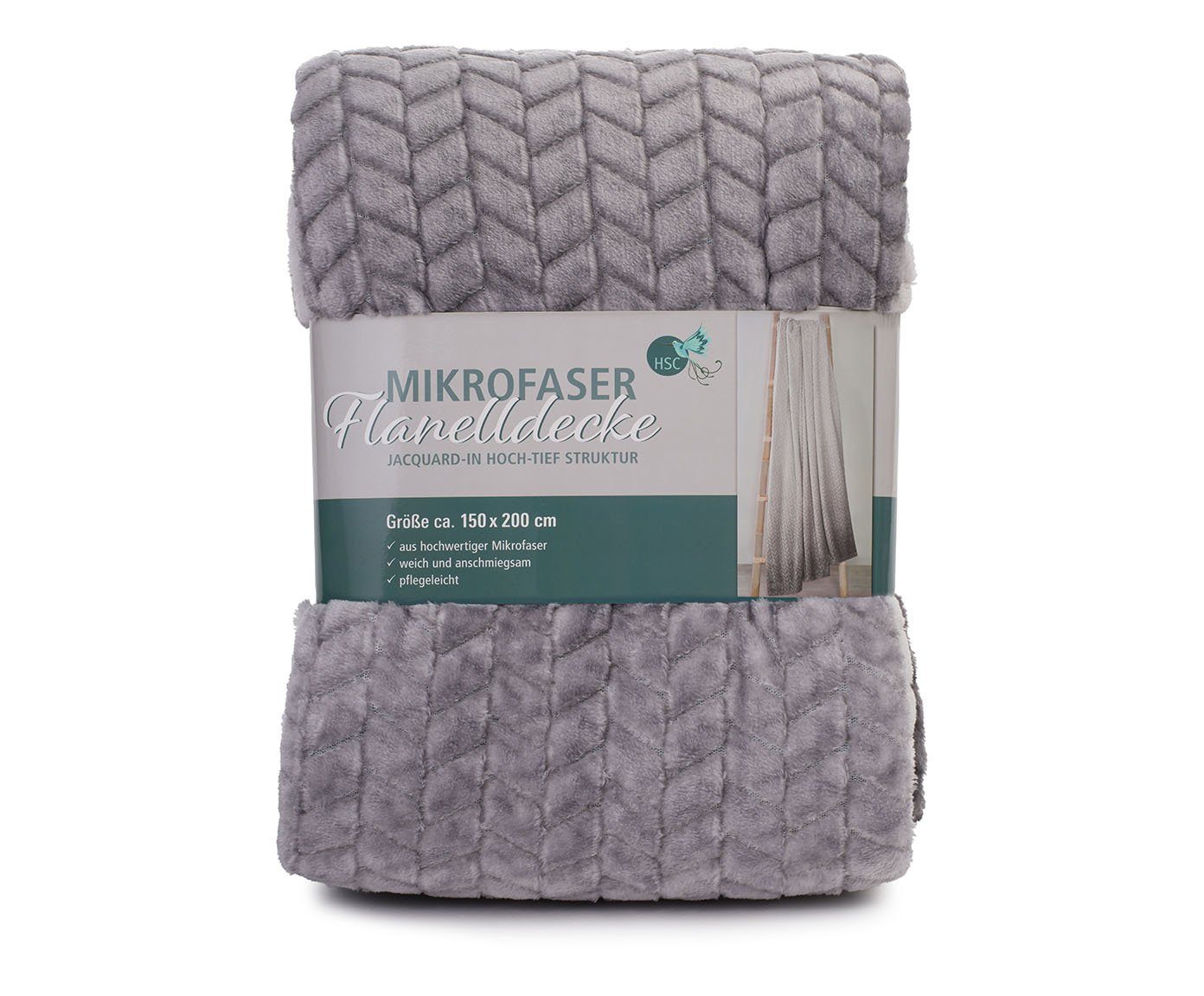 Wohndecke XL-Kuscheldecke mit Farbverlauf, HSC Home-Style-Creation GmbH, in günstig online kaufen