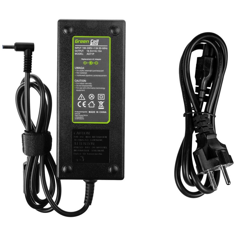 PRO Charger / AC Adapter 19.5V 6.15A 120W for HP Notebook-Netzteil