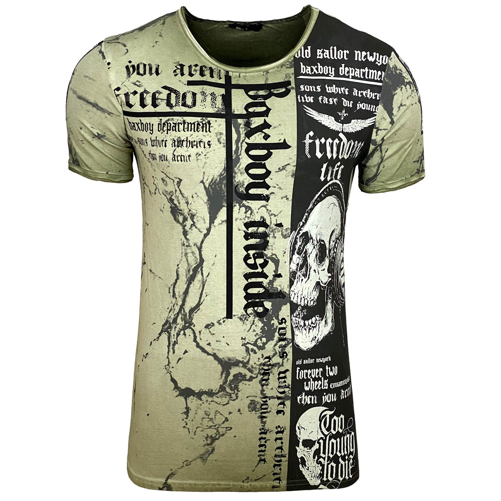 Baxboy T-Shirt Baxboy T-Shirt mit coolem günstig online kaufen