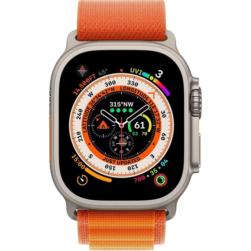 GelldG Uhrenarmband Tragbar Sport Armband Watch Apple Ersatzarmband grün 8Ultra, mit Kompatibel