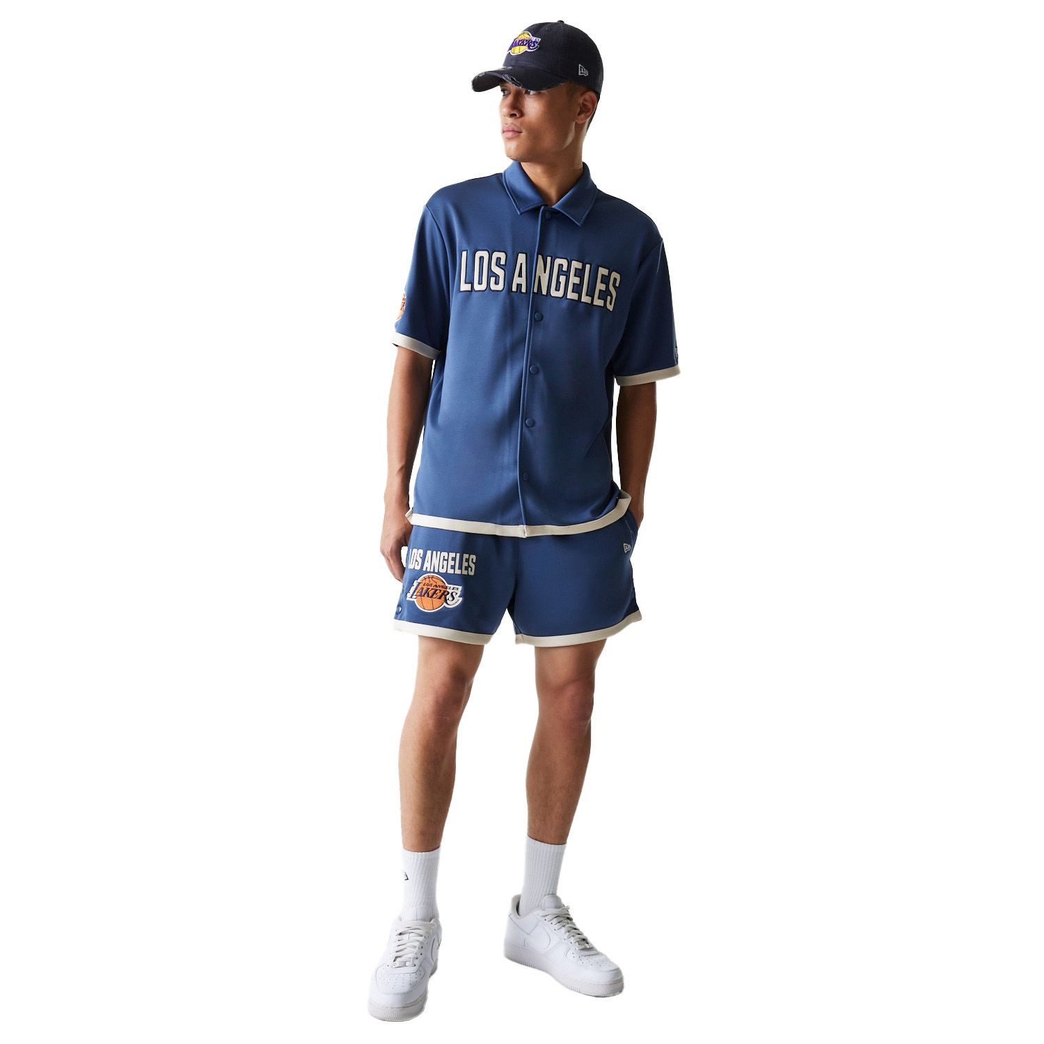 New Era Shorts SNAP BUTTON Los Angeles Lakers