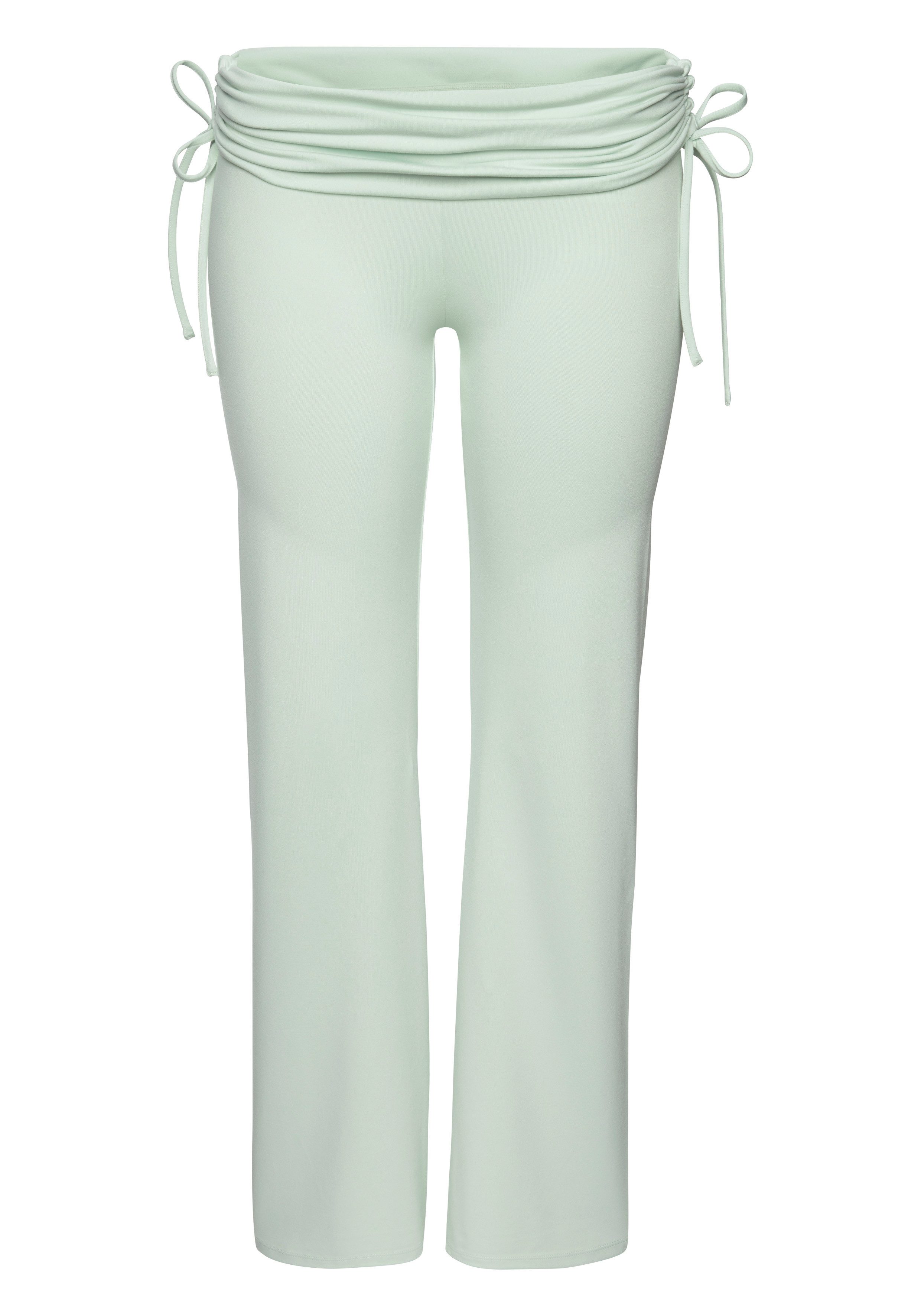 LASCANA ACTIVE Sporthose - Flared Leggings - Freizeithose - mit Umschlagbund zum Raffen, Ideal für Sport- und Freizeit. € 49,99