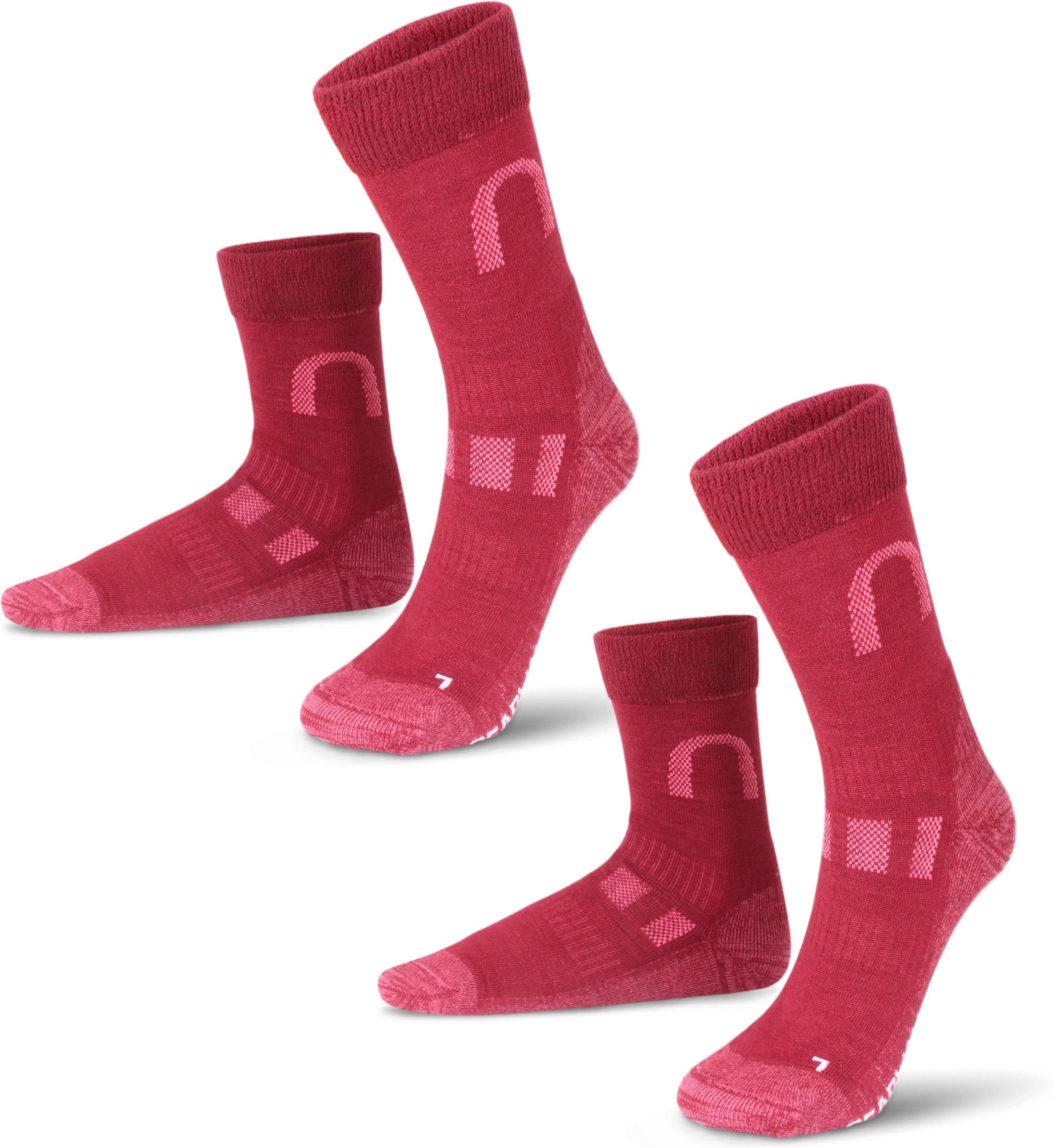 normani Wandersocken 2 Paar Merinowollsocken Wander- und Trekkingsocken (Set, 2 Paar) hochwertige Merinowolle