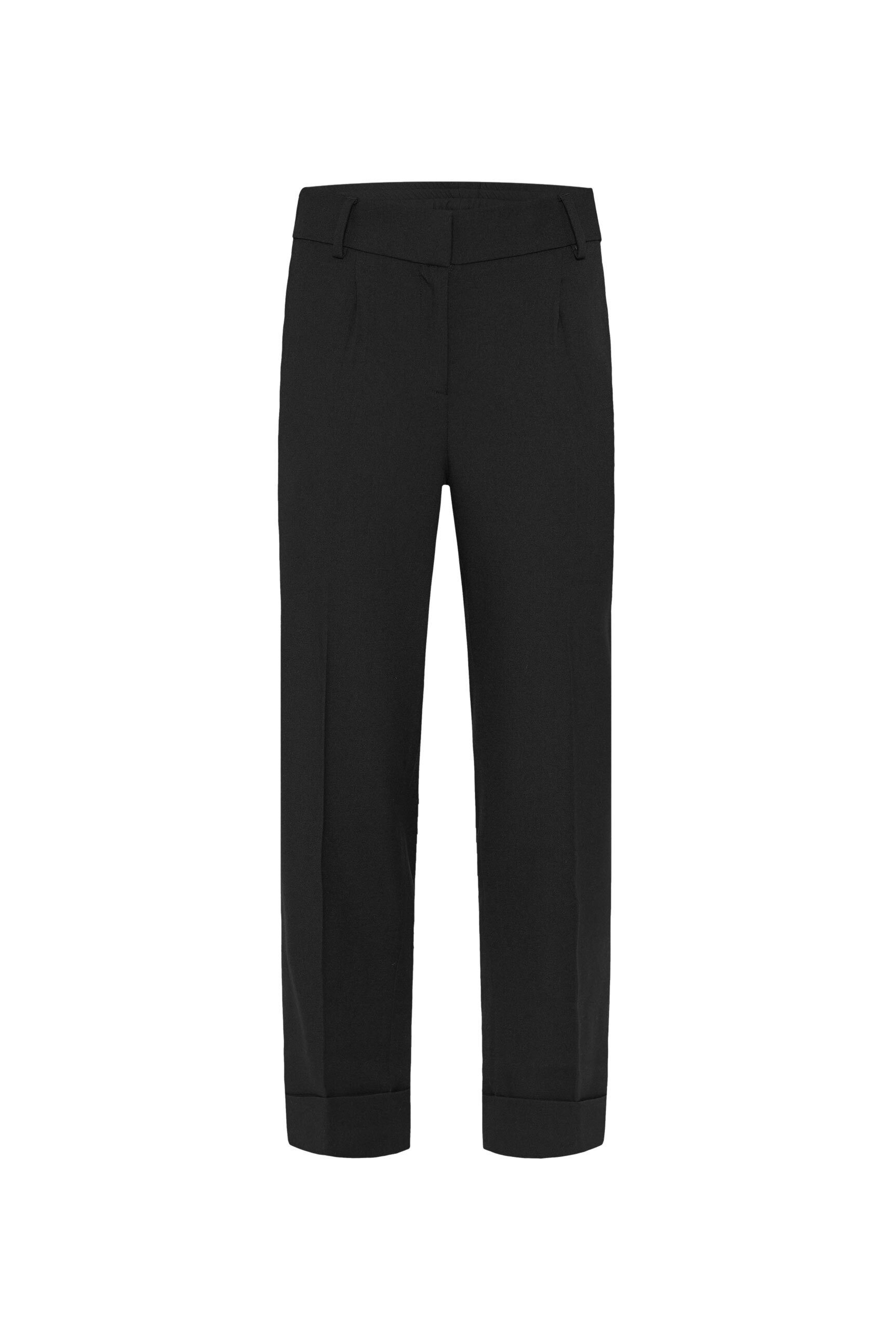 SENSES.THE LABEL Bundfaltenhose mit Elastikbund hinten – Bild 2 von 5