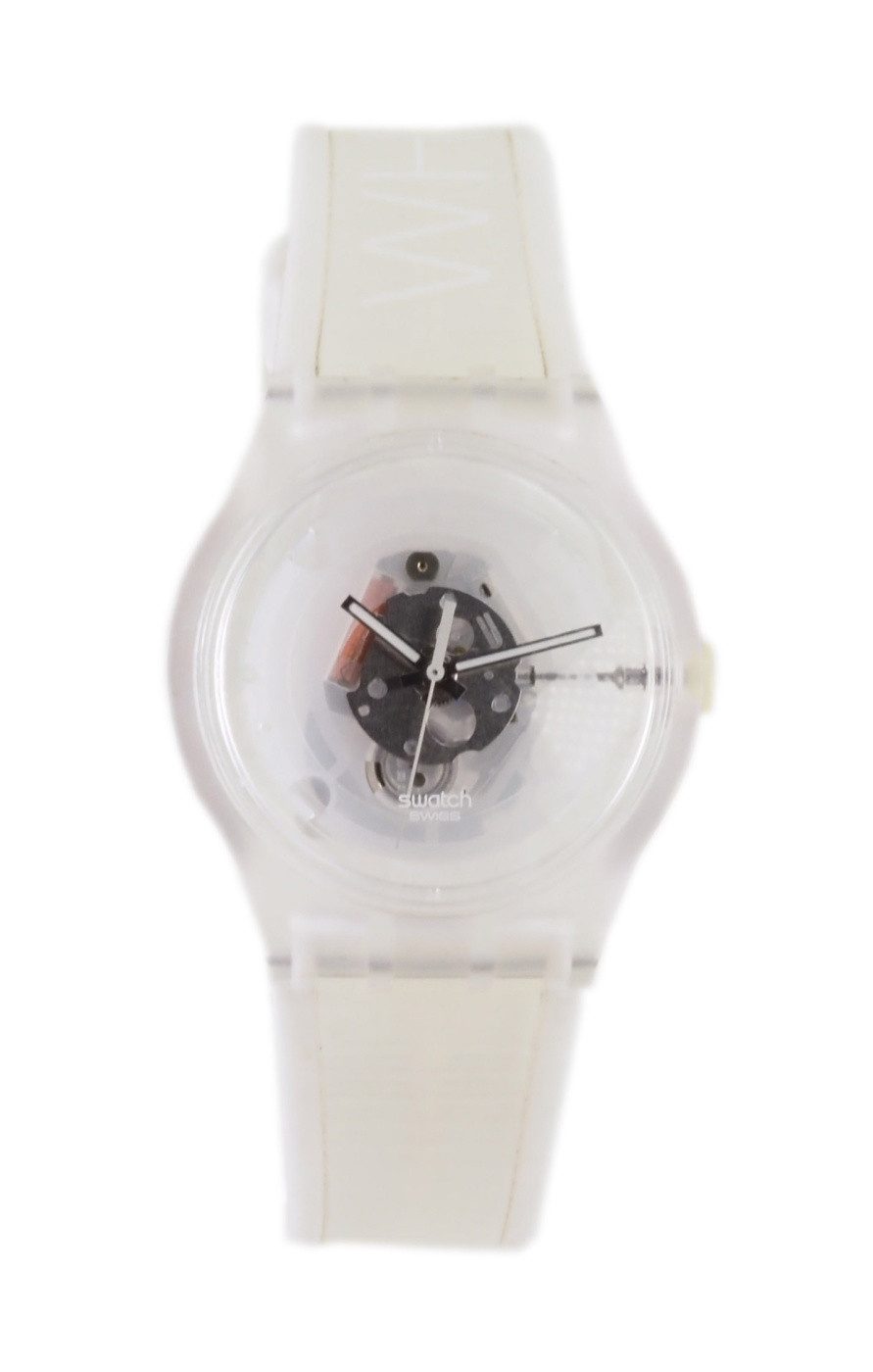 Swatch Quarzuhr Swatch Damen Quarz Uhr SUJK106 ICY AREA X48