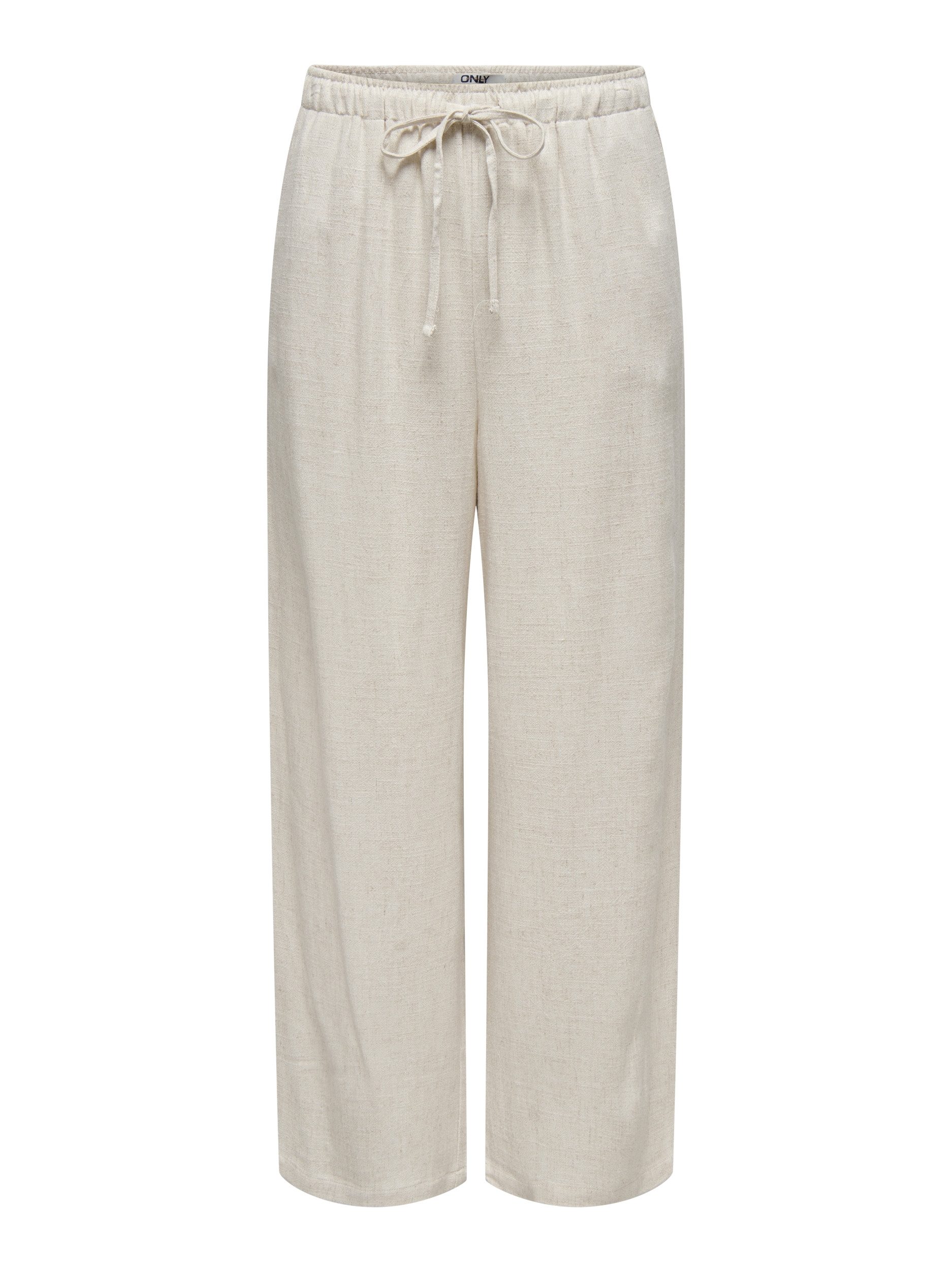Stoffhose ONLSIESTA MW PULL-UP LINEN BL PNT N