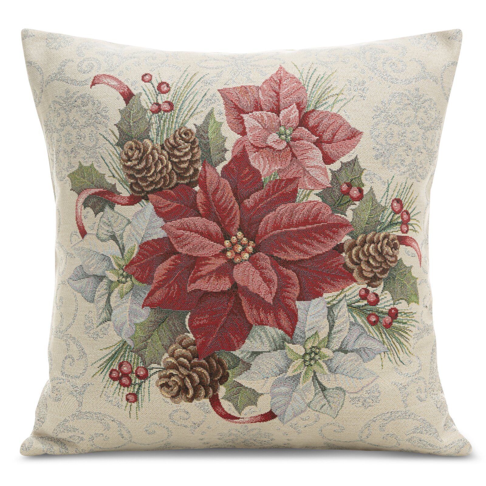 Eurofirany Kissenbezug Winter Weihnachten 45x45 Kissenbezüge Gobelin Kissen günstig online kaufen