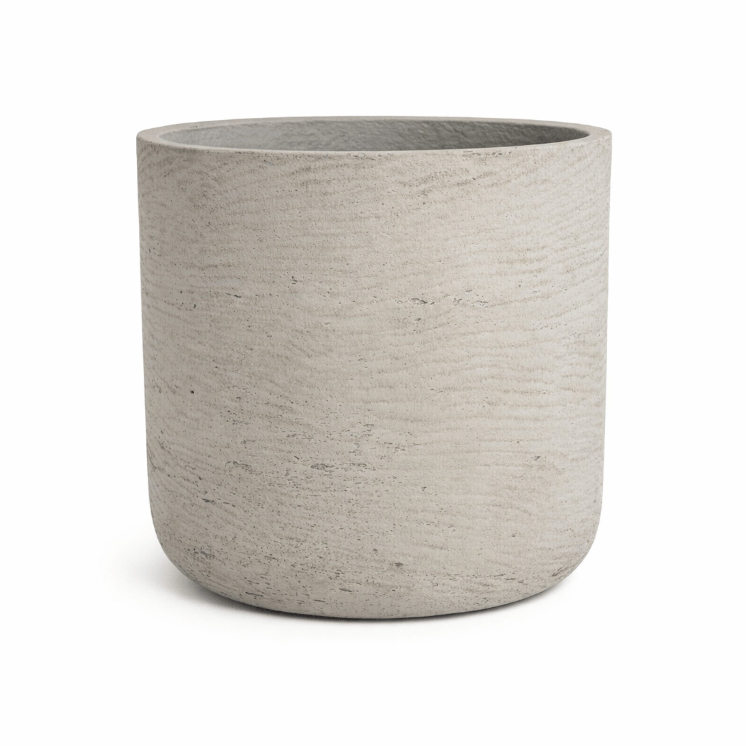 finestgreen Pflanzkübel Charlie, Fiberclay Pflanzkübel in Beton-Optik für Innen & Außen