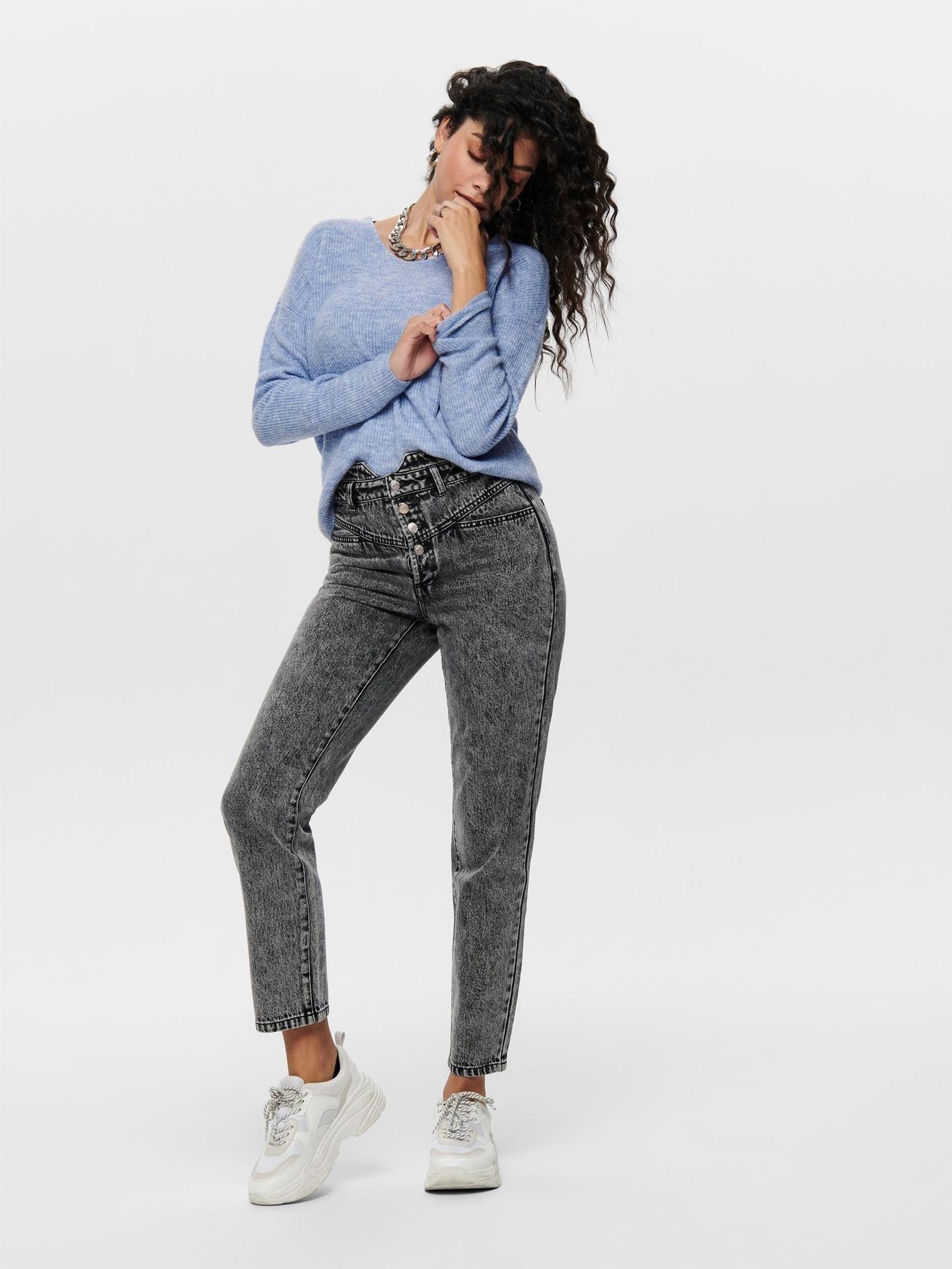 ONLY Strickpullover ONLCAMILLA V-NECK L/S PULLOVER KNT NOOS günstig online kaufen