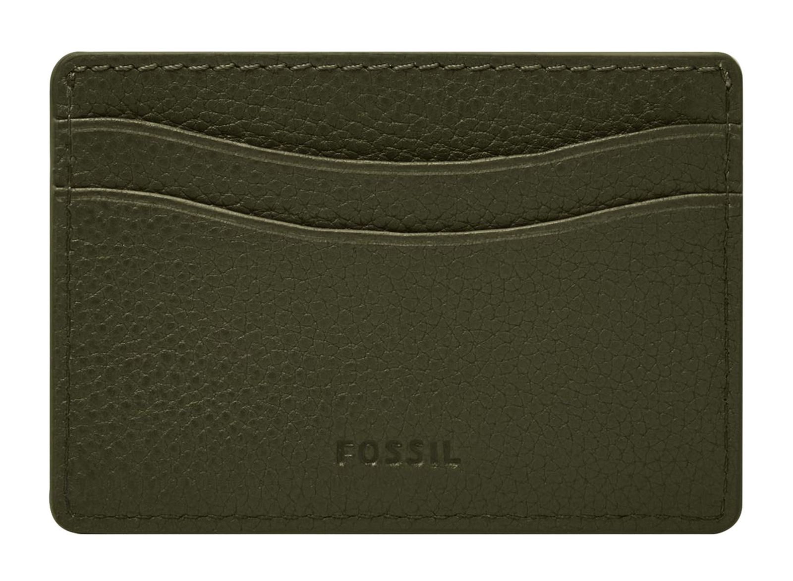 Fossil Kartenetui Card Case, aus echtem Leder