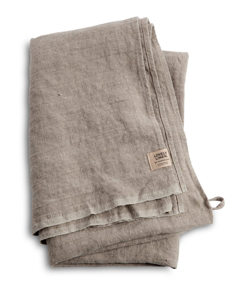 Lovely Linen Strandtuch Linen Lovely Strandtuch beige 145 x 200 cm (1 Stück), 100% Leinen (BTL0189), LOVELY 145X200 NATURAL BEIGE L44xB34xH5 CM