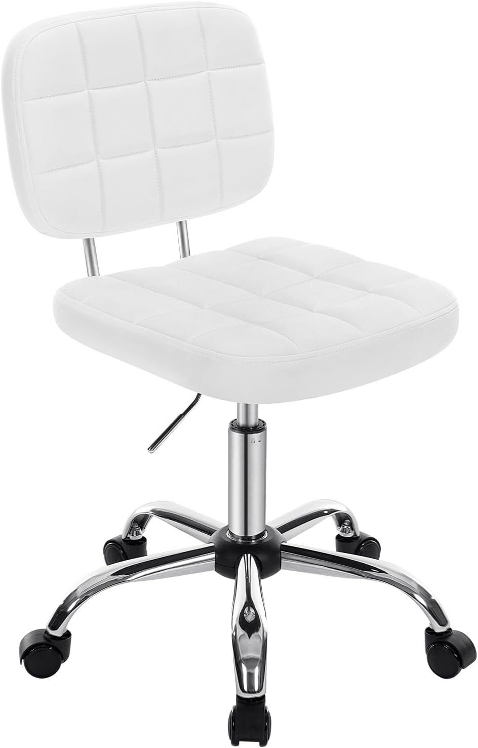 EUGAD Bürostuhl (1 St), Schreibtischstuhl höhenverstellbar&drehbar weiß