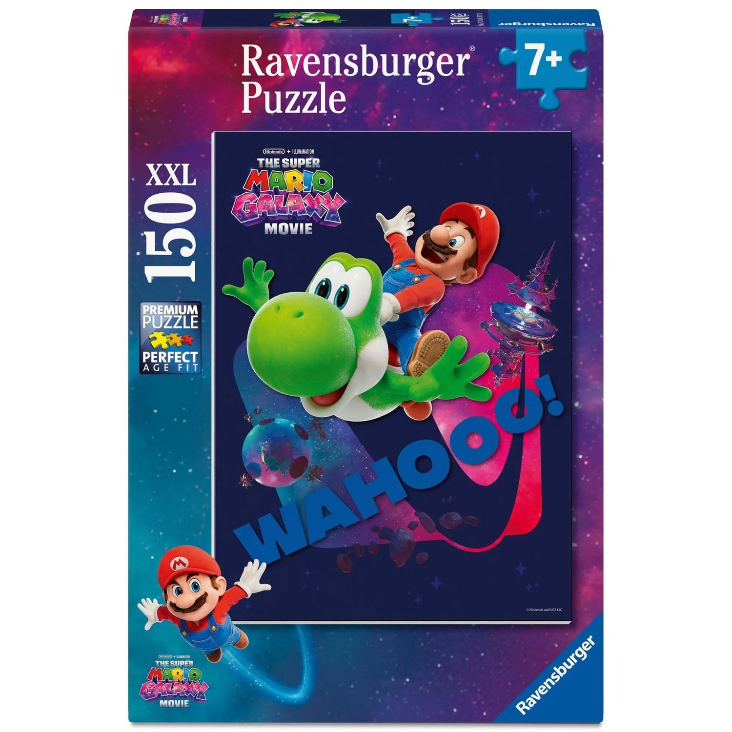 Ravensburger Puzzle Kinderpuzzle 150 XXL Teile - Super Mario Power!, Puzzleteile