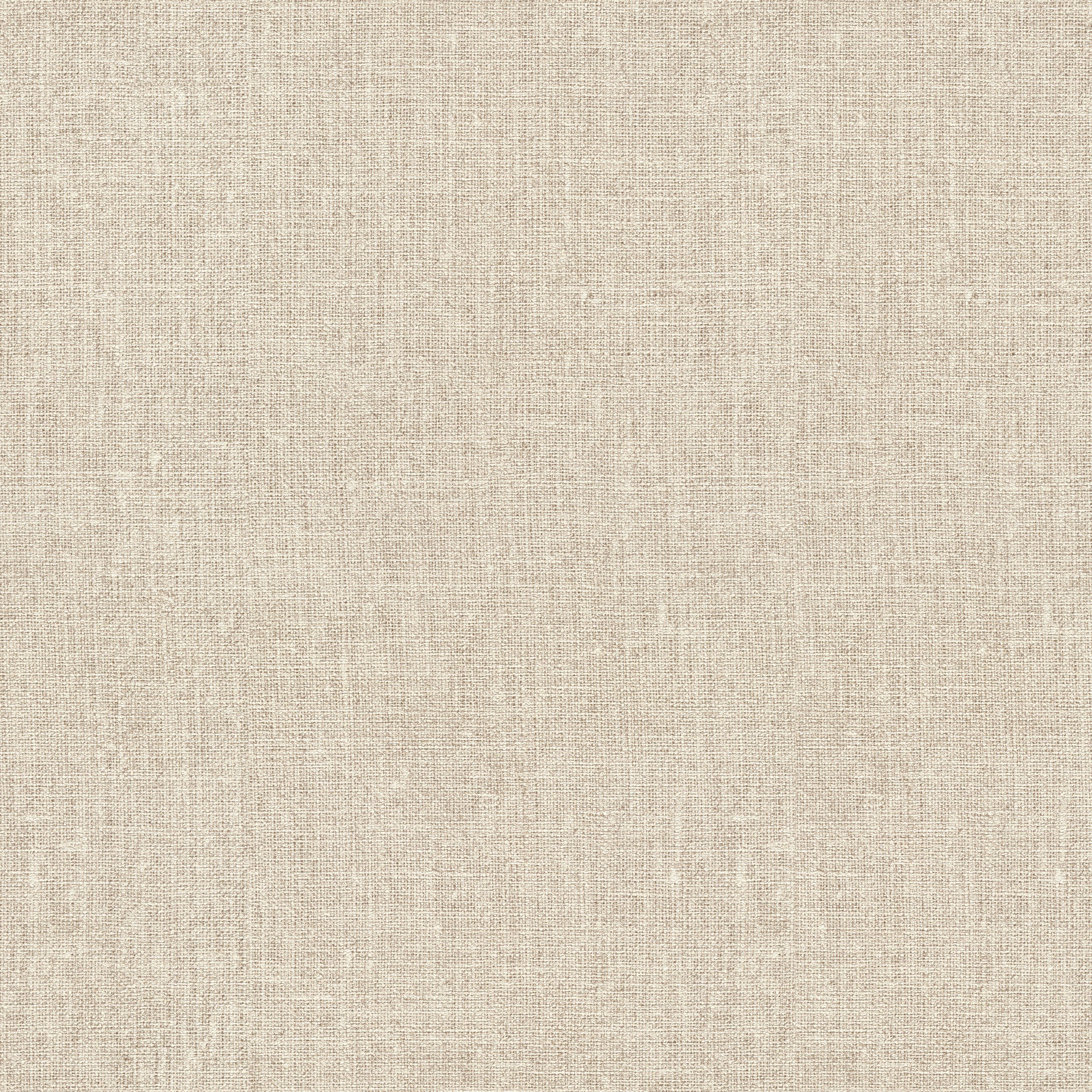 Rasch Vliestapete Leinenoptik - Vinyltapete Creme Greige Beige, einfarbig, uni, Leinenoptik, Stoffoptik, Textiloptik, (1 Rolle, 1 St., Kollektion Atelier Tissé - 10,05 m x 0,53 m), gute Lichtbeständigkeit, feucht abwischbar, restlos abziehbar