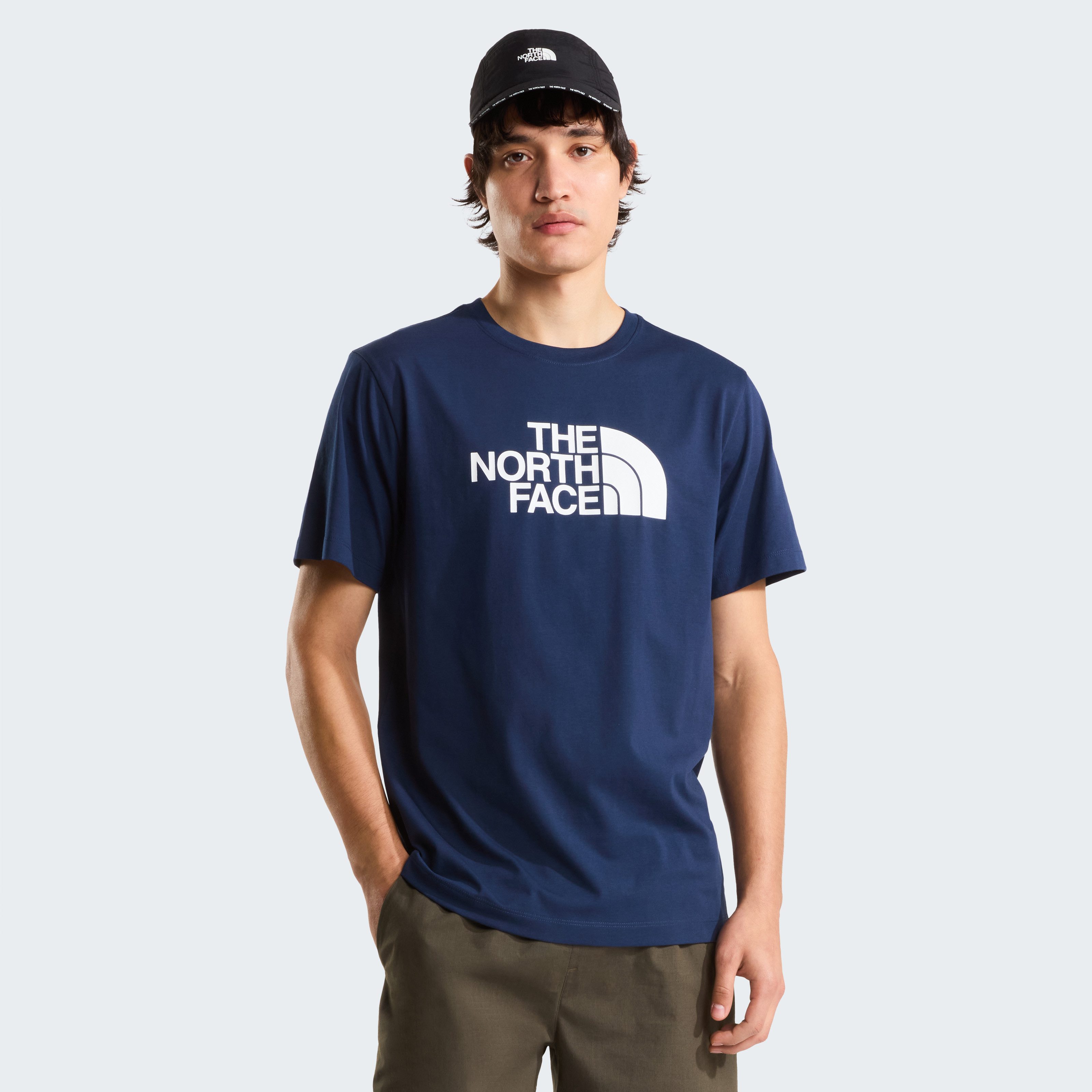 The North Face T-Shirt M EVOLUTION HALF DOME REGULAR SHORT SLEEVE TEE sportliche Passform, kurze Ärmel, für Sportmode und Outdoormode