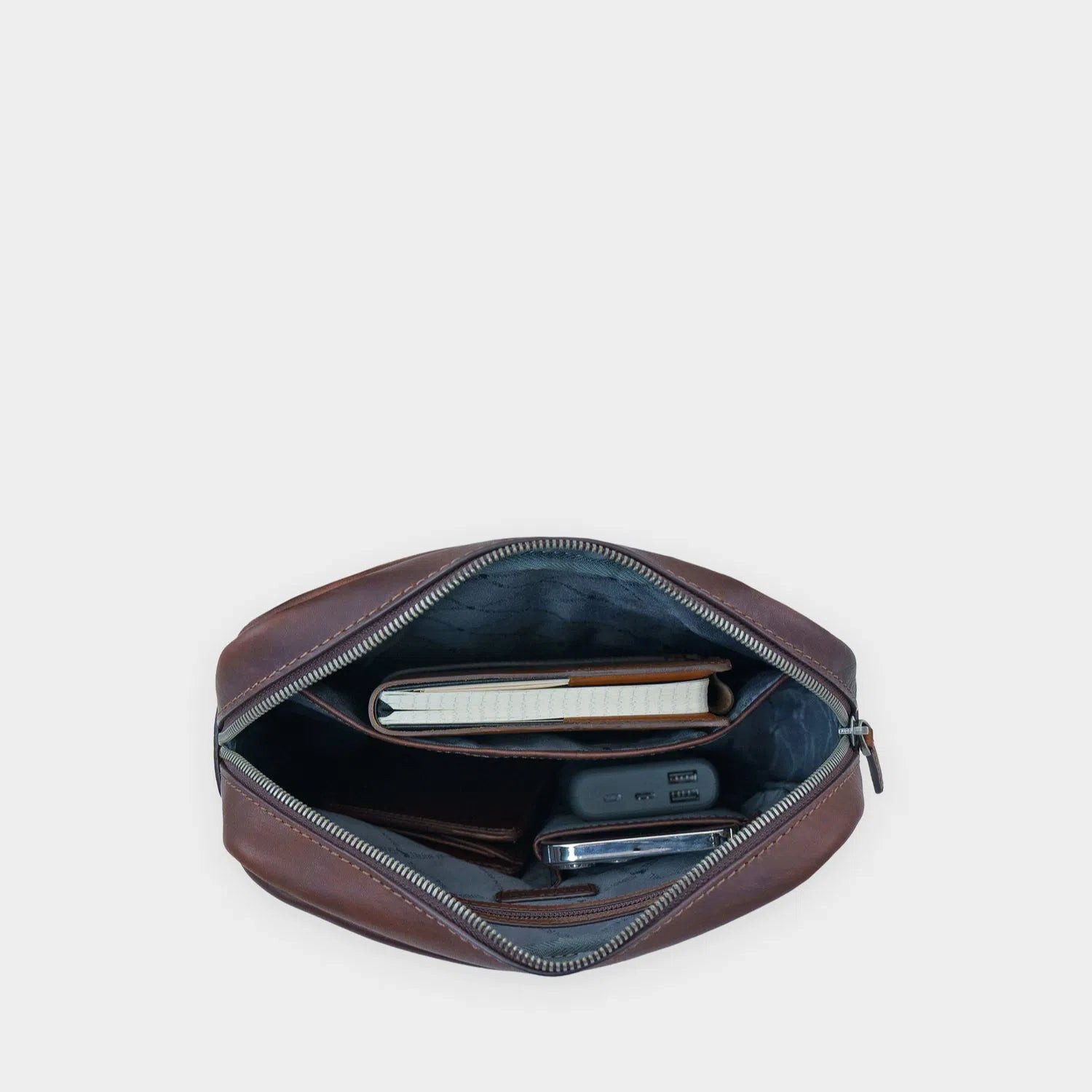 Braun Büffel Umhängetasche PARMA Umhängetasche L braun