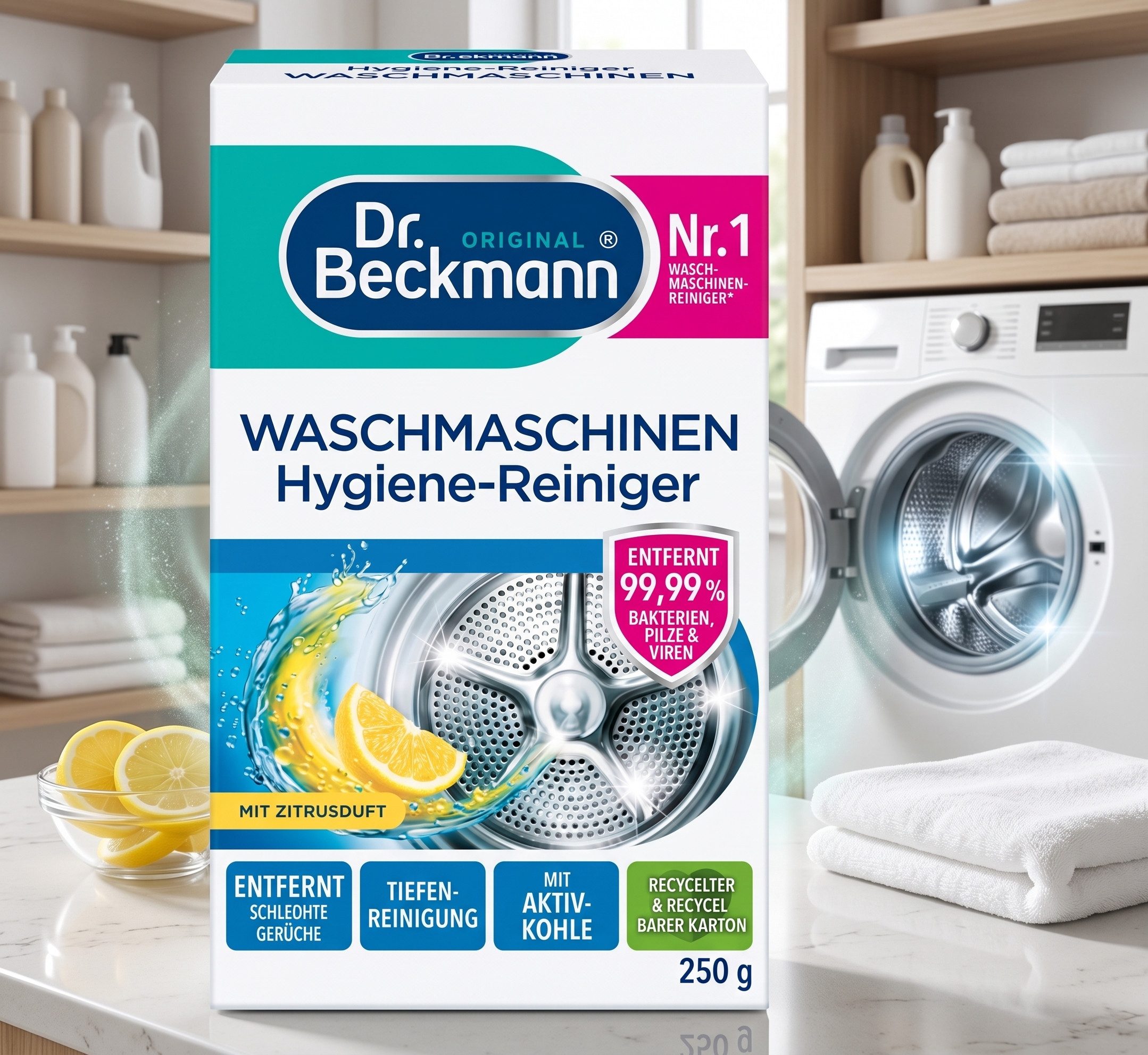 Dr. Beckmann Dr. Beckmann Waschmaschinenreiniger Hygiene, 250 g Hygienemittel
