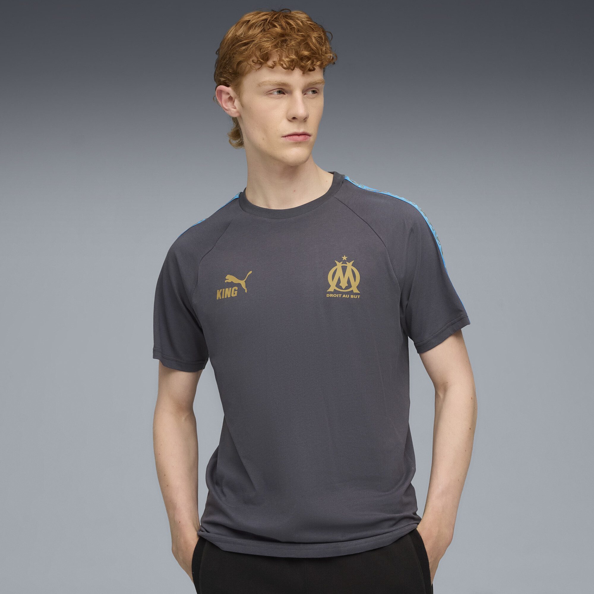 PUMA T-Shirt Olympique de Marseille KING T-Shirt Herren