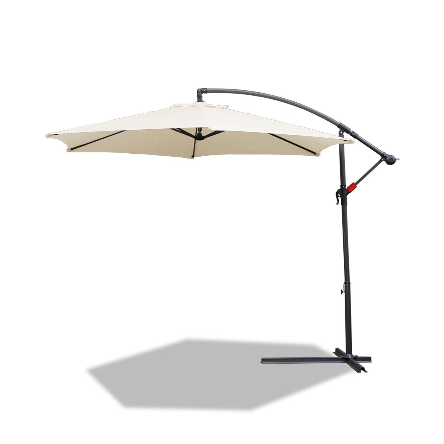 Clanmacy Sonnenschirm Gartenschirm 350cm, Ampelschirm mit günstig online kaufen