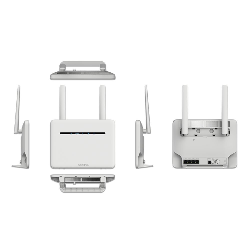 Strong SIM Slot Highspeed 1200 Mbit/s - 4G/LTE-Router, Einfache Plug & Play Installation – sofort einsatzbereit
