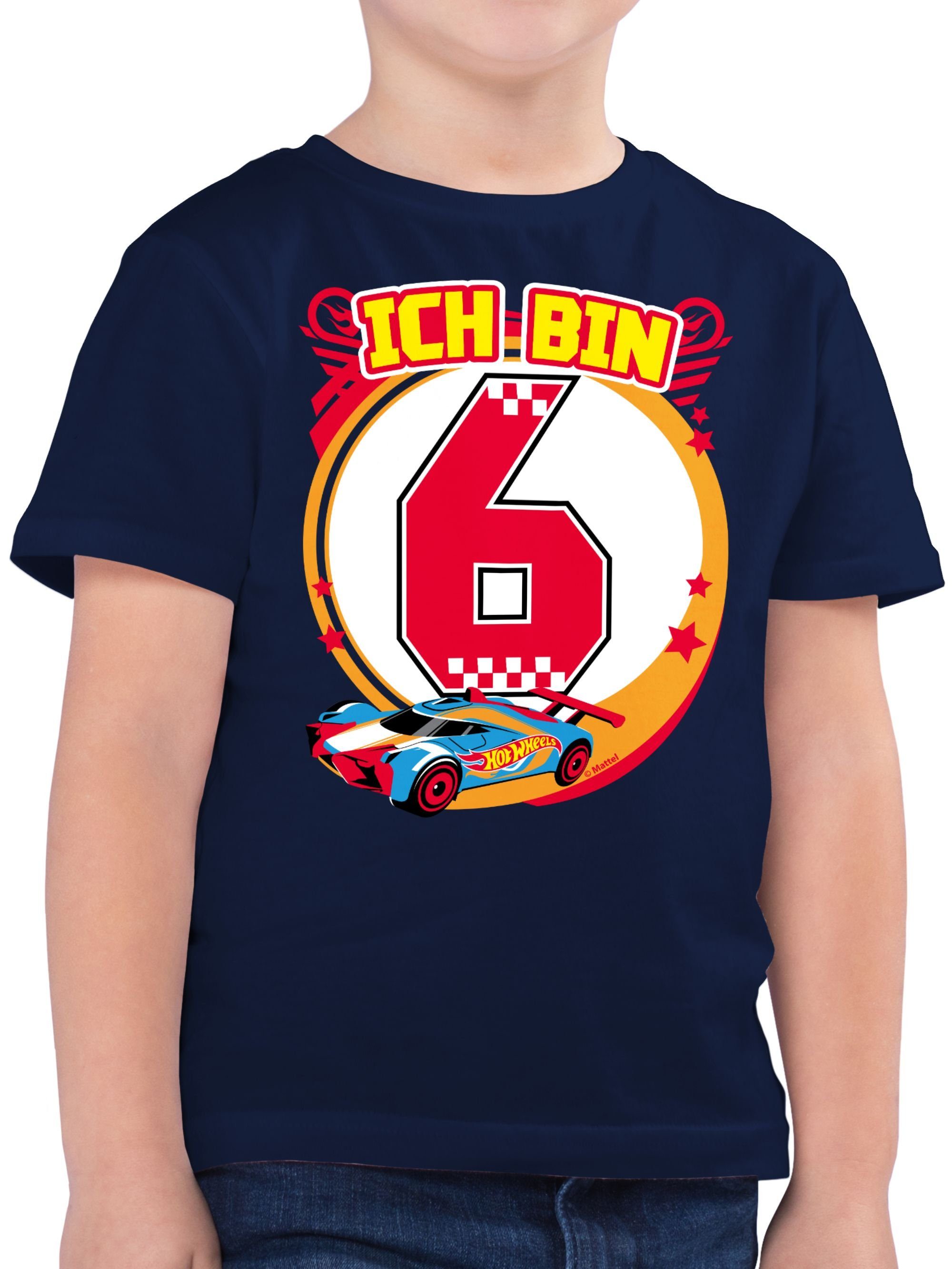 T-Shirt Ich bin 6 - Rennauto