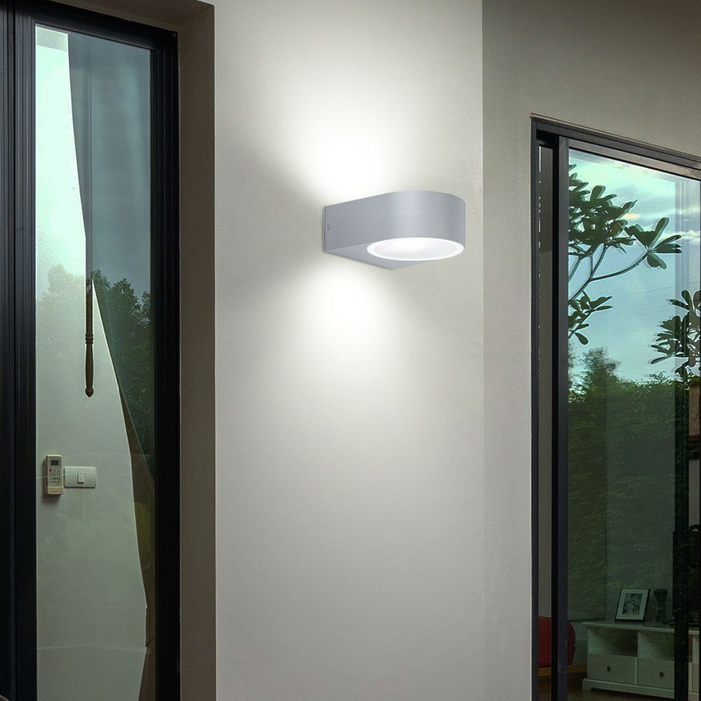 Wandlampe Leuchtmittel Außenleuchte Haustür etc-shop Wandstrahler inklusive, nicht Fassadenleuchte Außen-Wandleuchte,