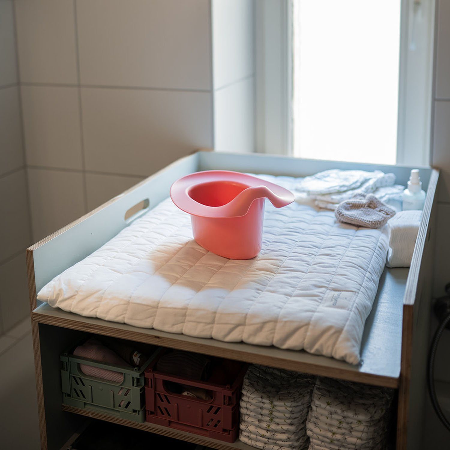 KINDSGUT Töpfchen Abhaltetöpfchen Altrosa, Abhaltetöpfchen in dezenten Farben und schlichtem Design.