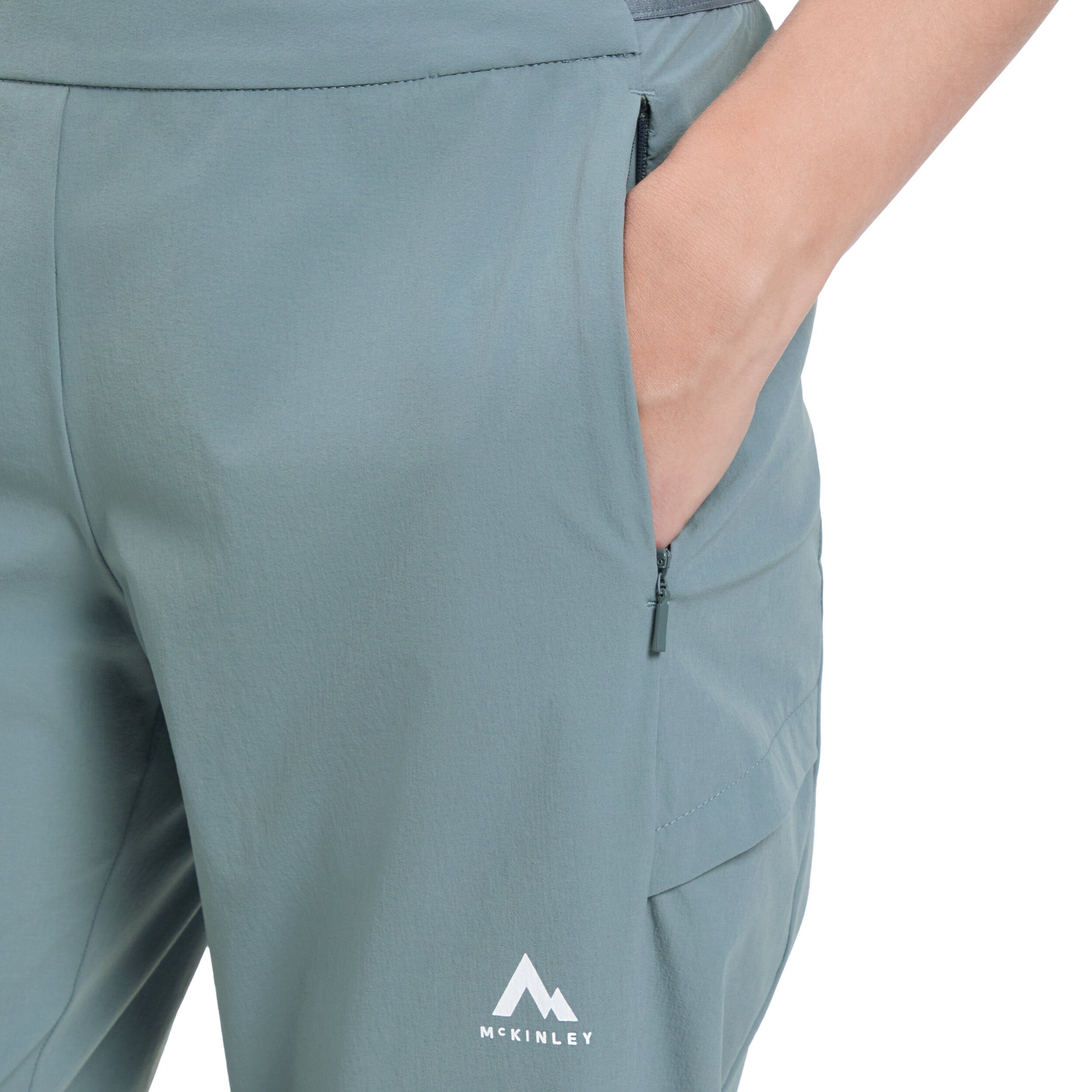 McKINLEY Trekkinghose X-Light PNT Leichte Damen Funktions- Outdoor Hose petrolblau