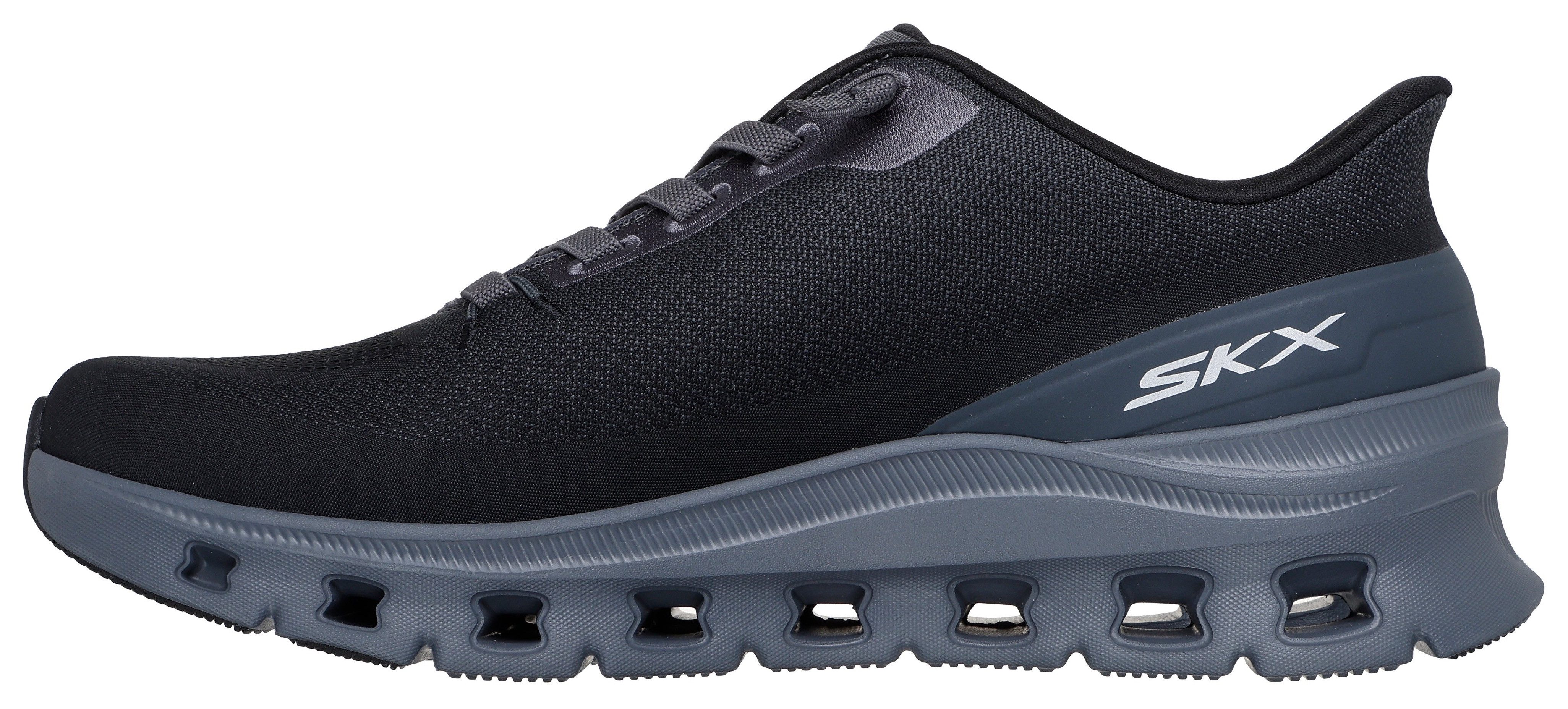 Skechers ARCH FIT GLIDE-STEP PRO Slip-On Sneaker Trainingsschuh, Laufschuh mit Glide-Step Sohle