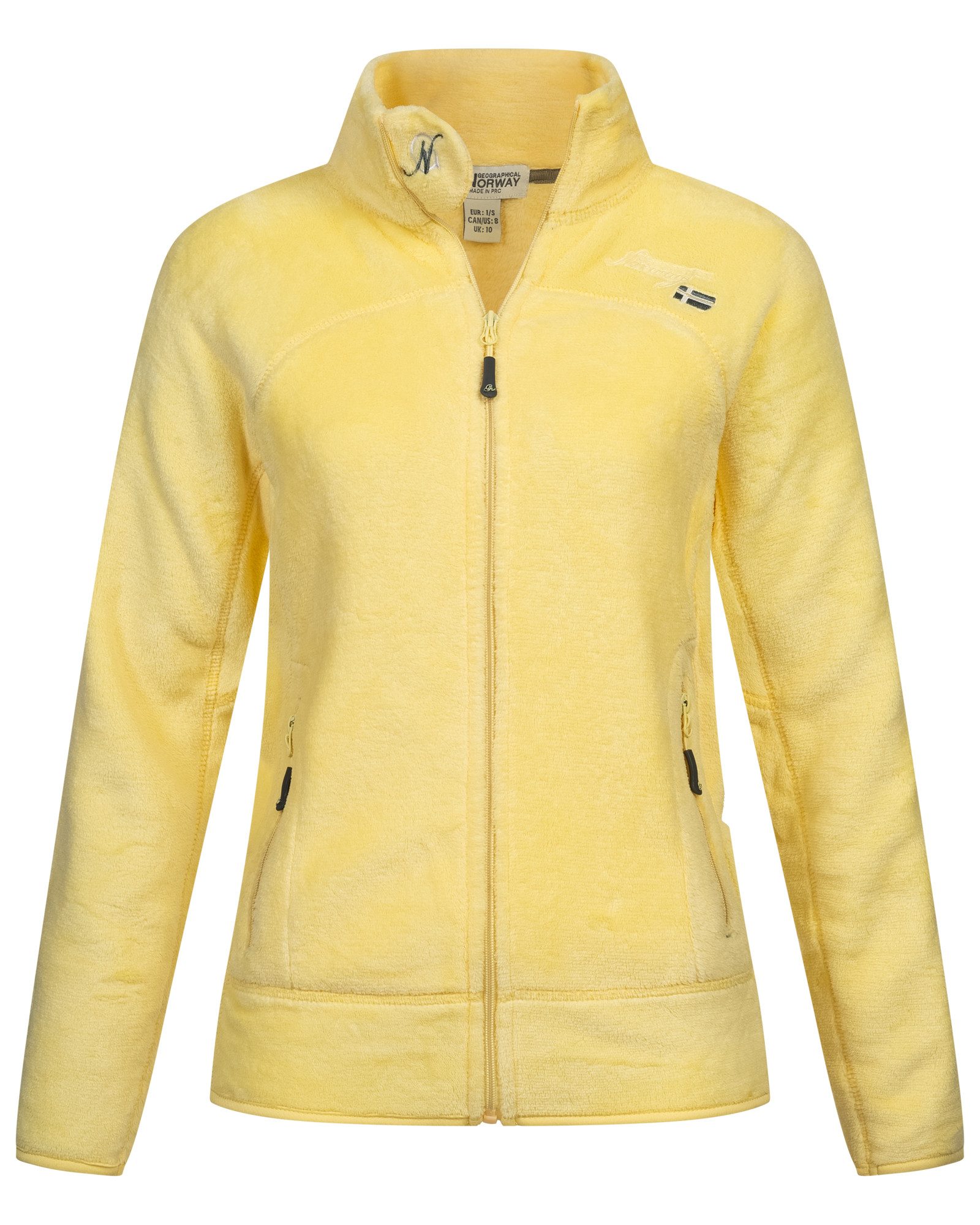 Geographical Norway Fleecejacke Damen Teddy Fleece Jacke Herbst Winter Jack günstig online kaufen