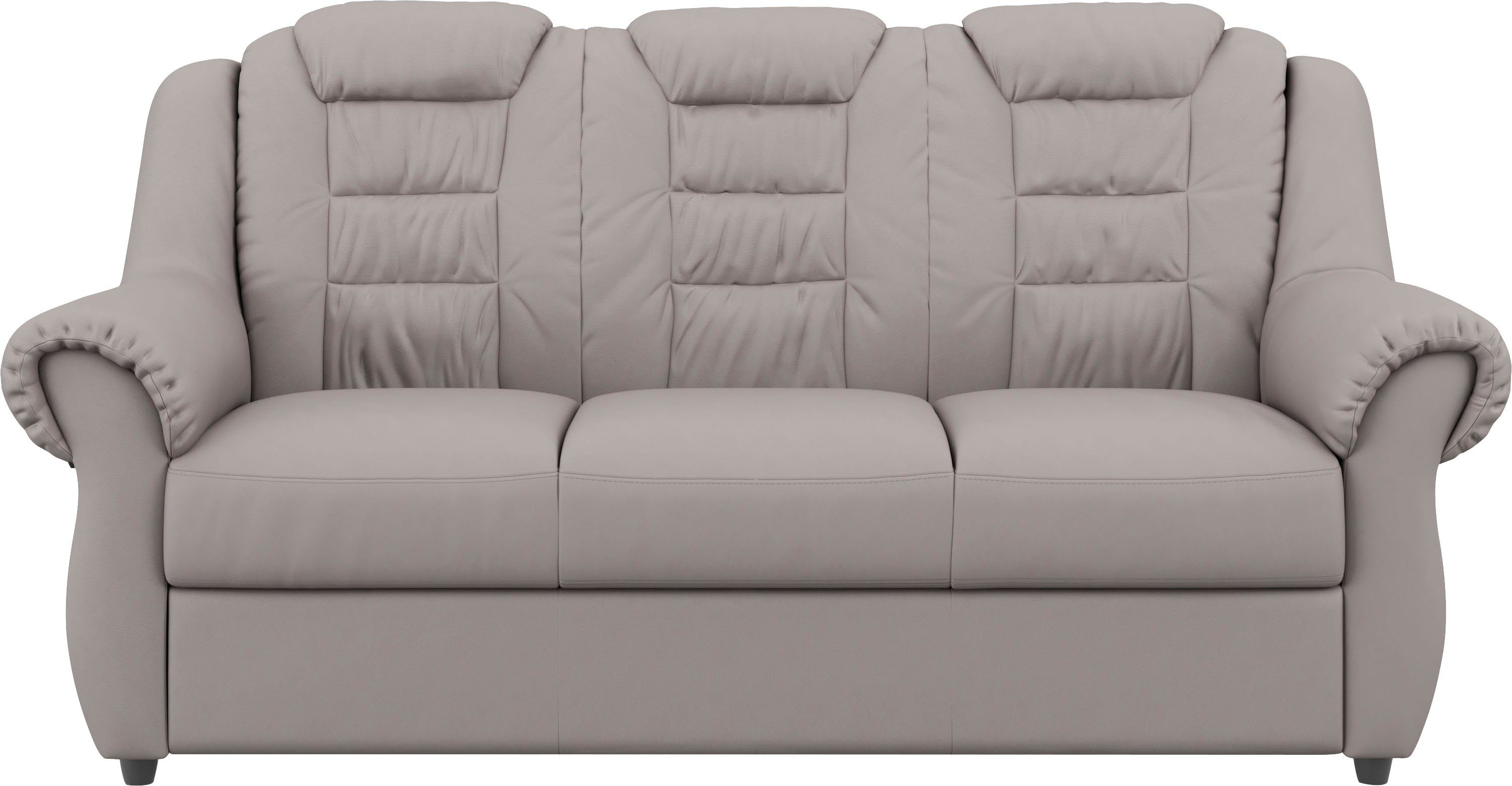 Home affaire 3-Sitzer Boston, Gemütlicher 3-Sitzer mit hoher Rückenlehne in klassischem Design