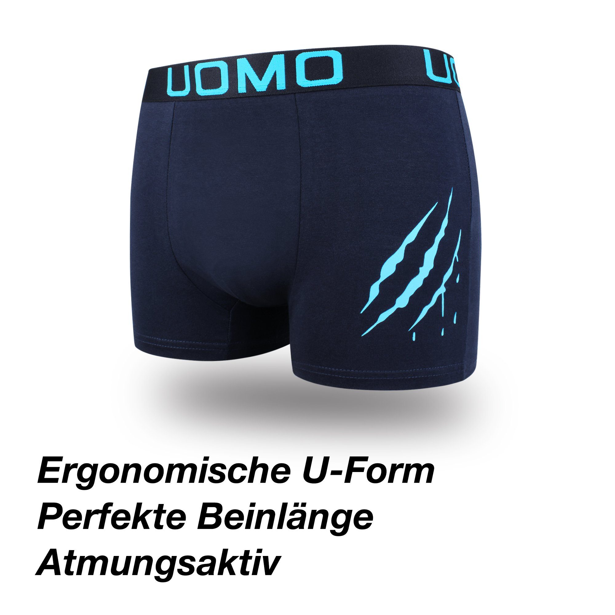 L&K Boxershorts 1104-1121 (10er-Pack) Herren Boxershorts mit tollem Motiven günstig online kaufen