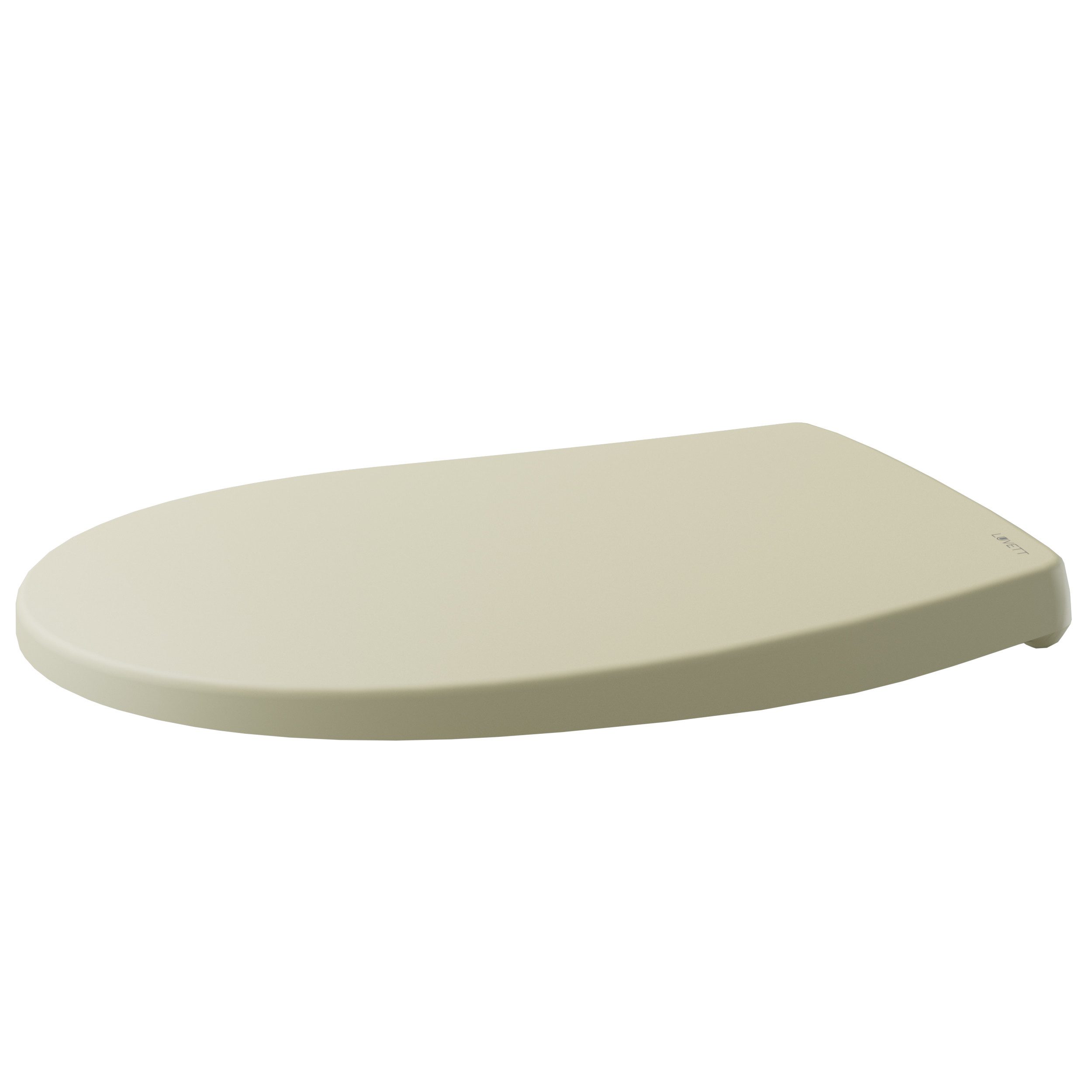 LUVETT WC-Sitz C100 mit Absenkautomatik, Duroplast sanitär, Universelle O-Form (Komplett-Set, Inklusive 3 Befestigungsarten), mit Original SoftClose® Absenkautomatik, Duroplast