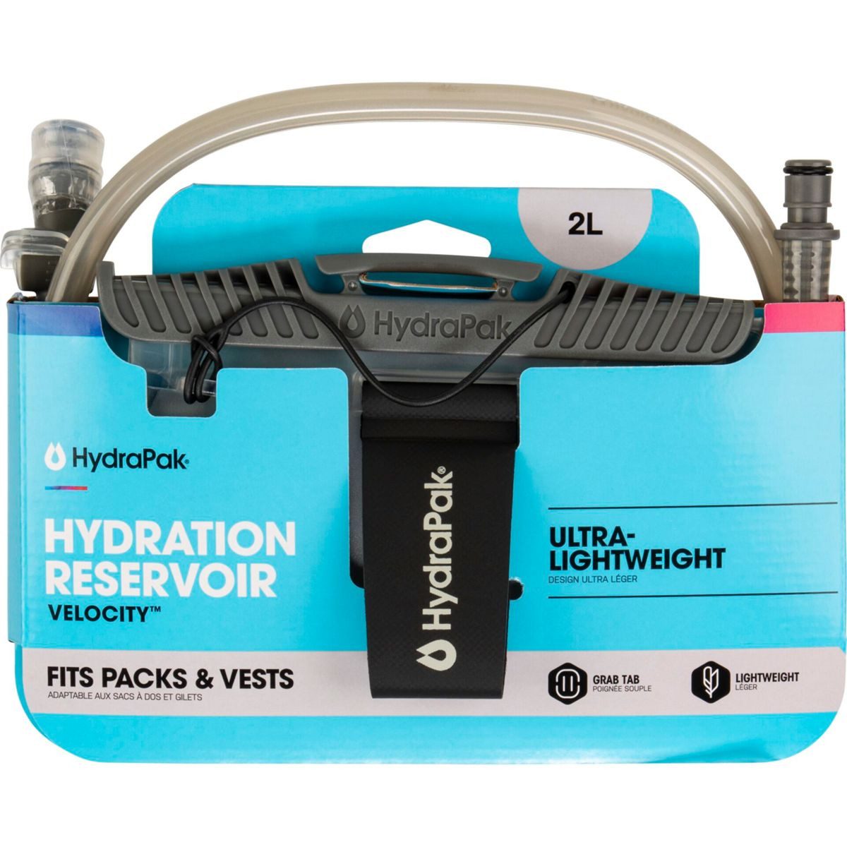 HydraPak Velocity 2L Trinkbeutel clear