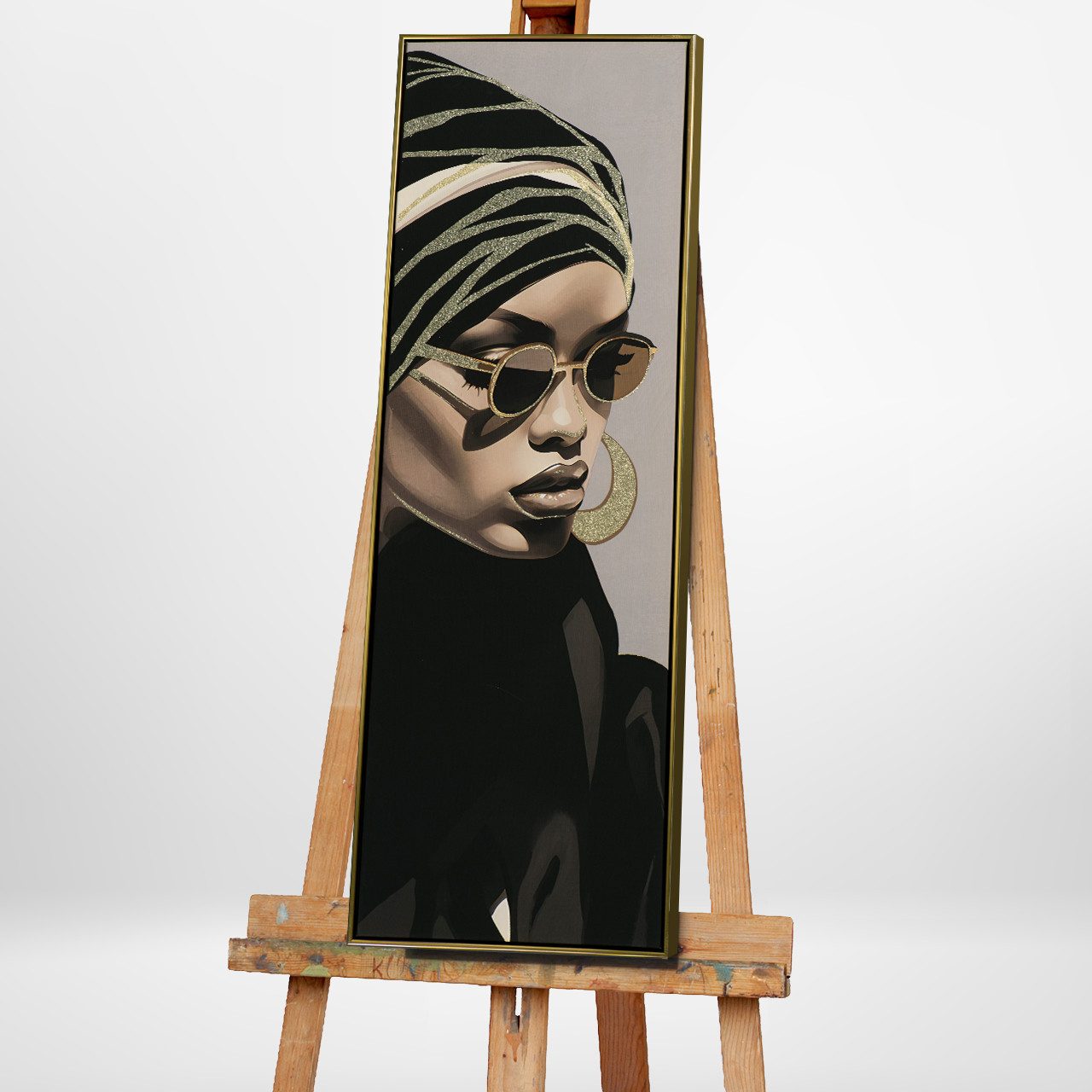 ArtUniverse Gemälde Arabian Style II 42,5 x 122,5 cm, Menschenmotiv