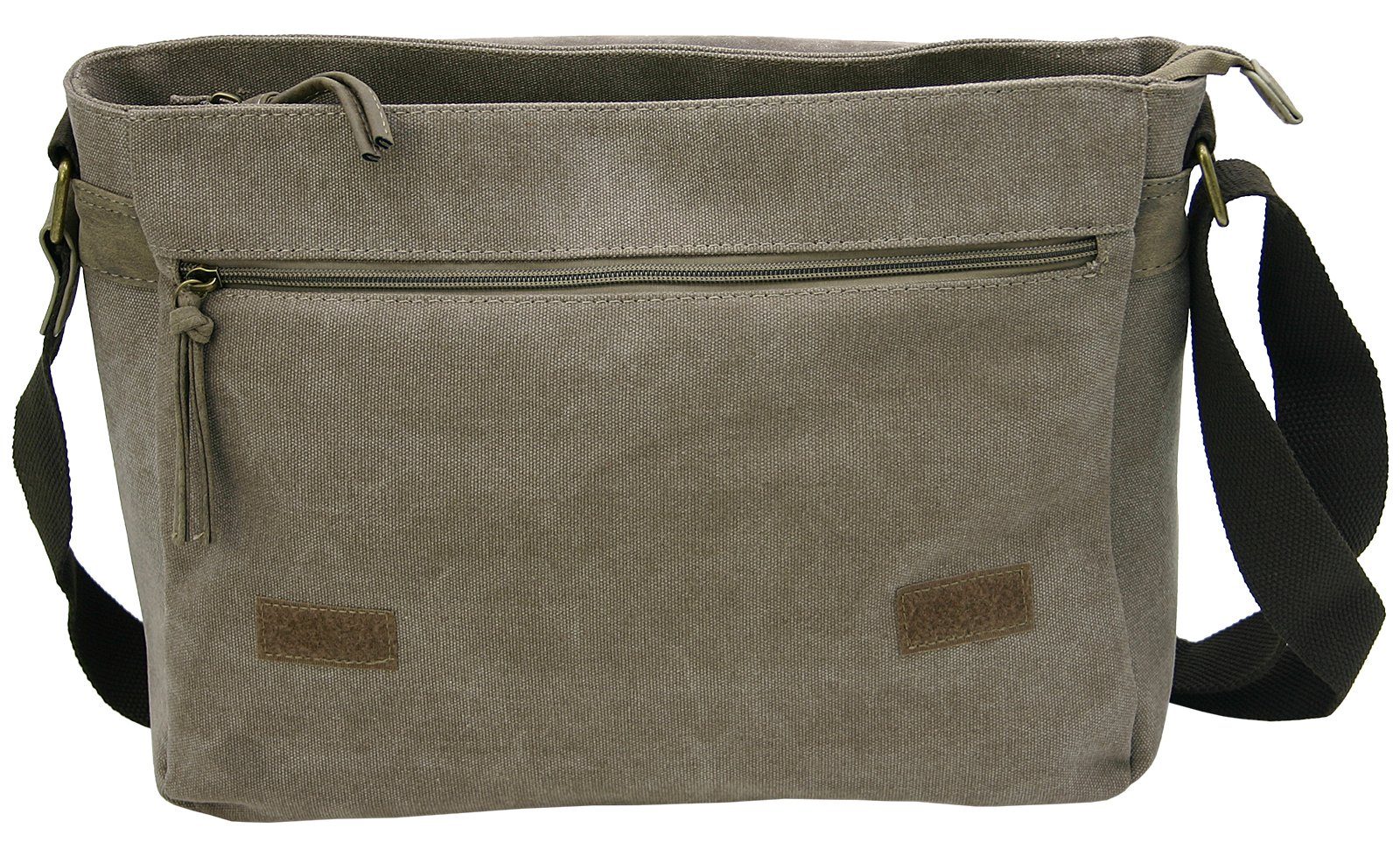J JONES JENNIFER JONES Schultertasche Umhängetasche aus Canvas - Messenger Bag in 3 Größen